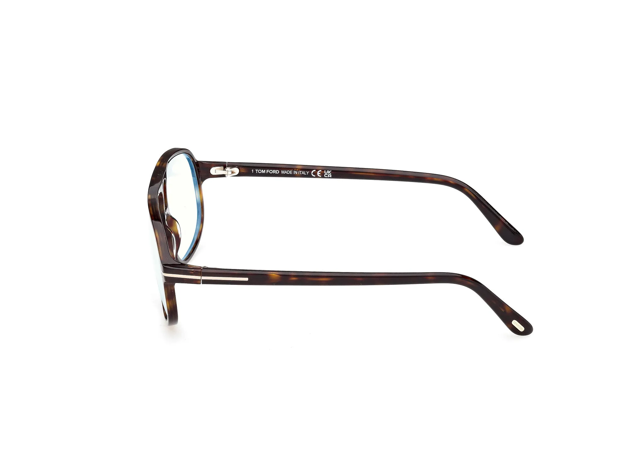 TOM FORD FT6082-B 052 Montature da vista Acetato Havana Squadrata Normale - immagine 3