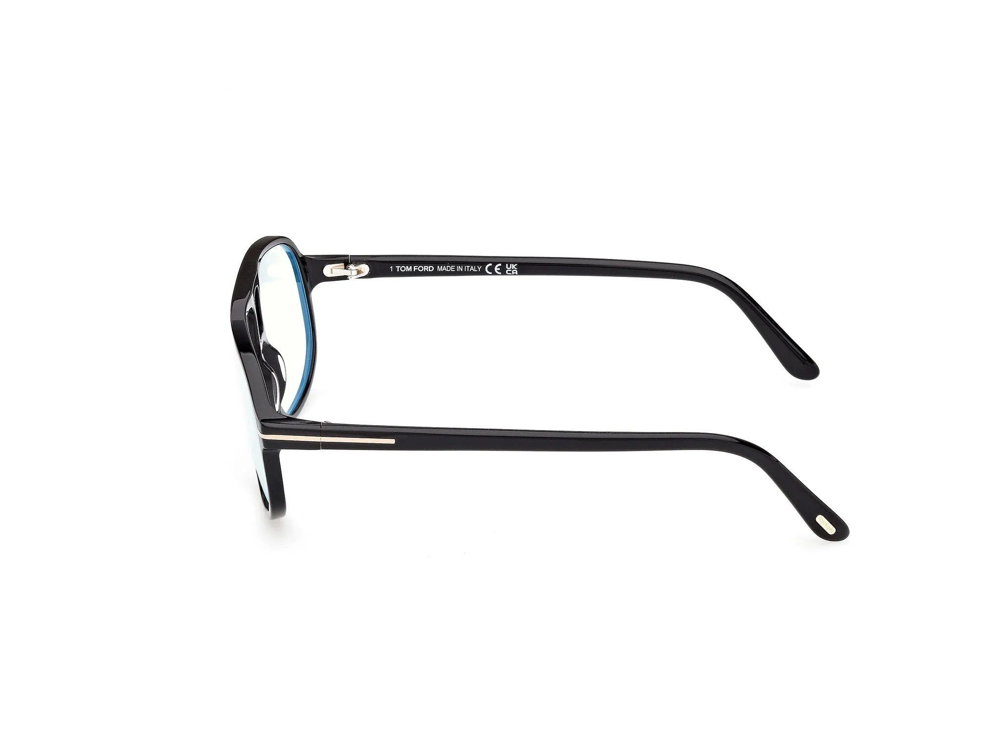 TOM FORD FT6082-B 001 Montature da vista Acetato Nero Squadrata Normale - immagine 3