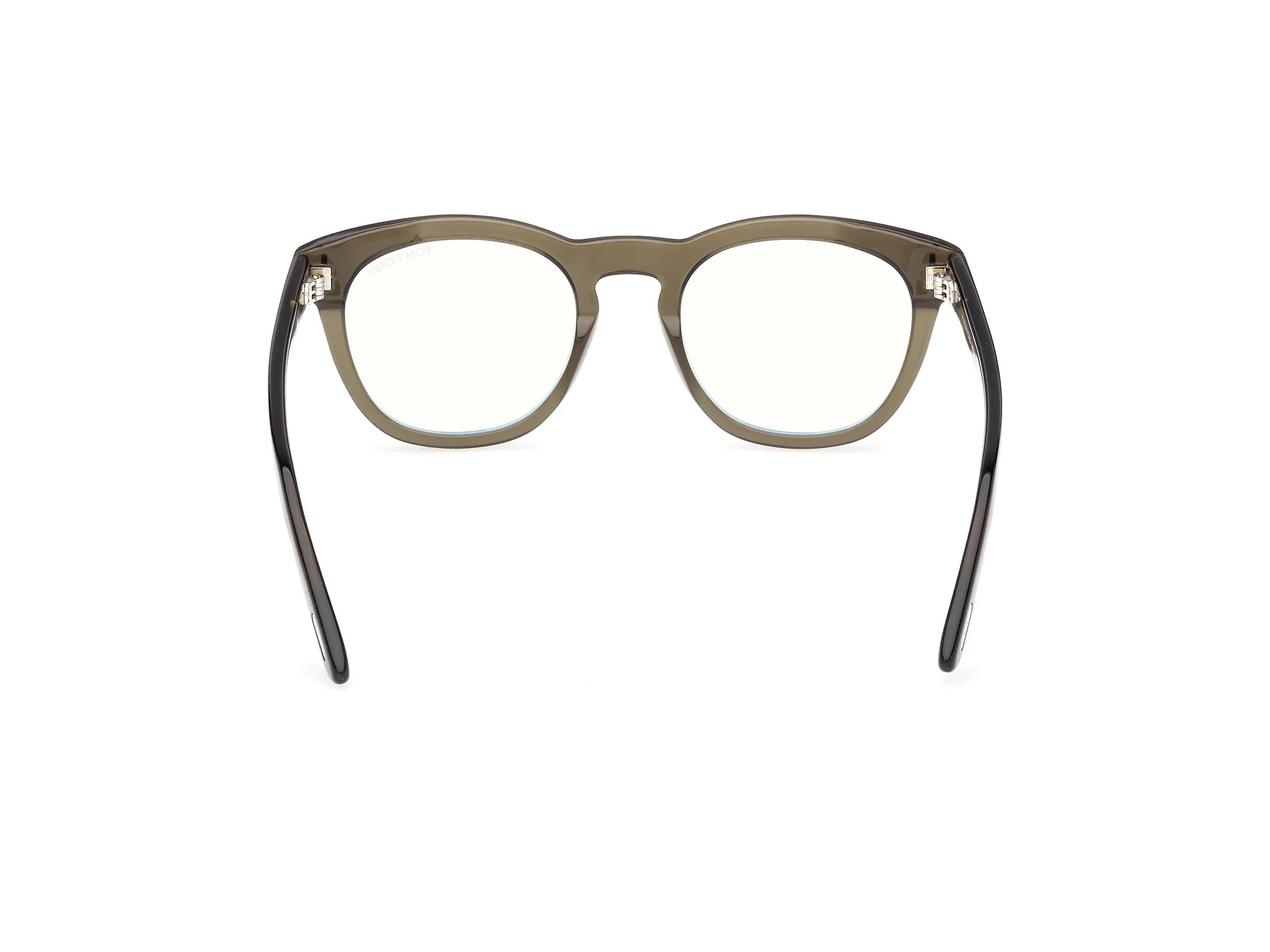 TOM FORD FT6081-B 098 Montature da vista Acetato Verde Rotonda Normale - immagine 4