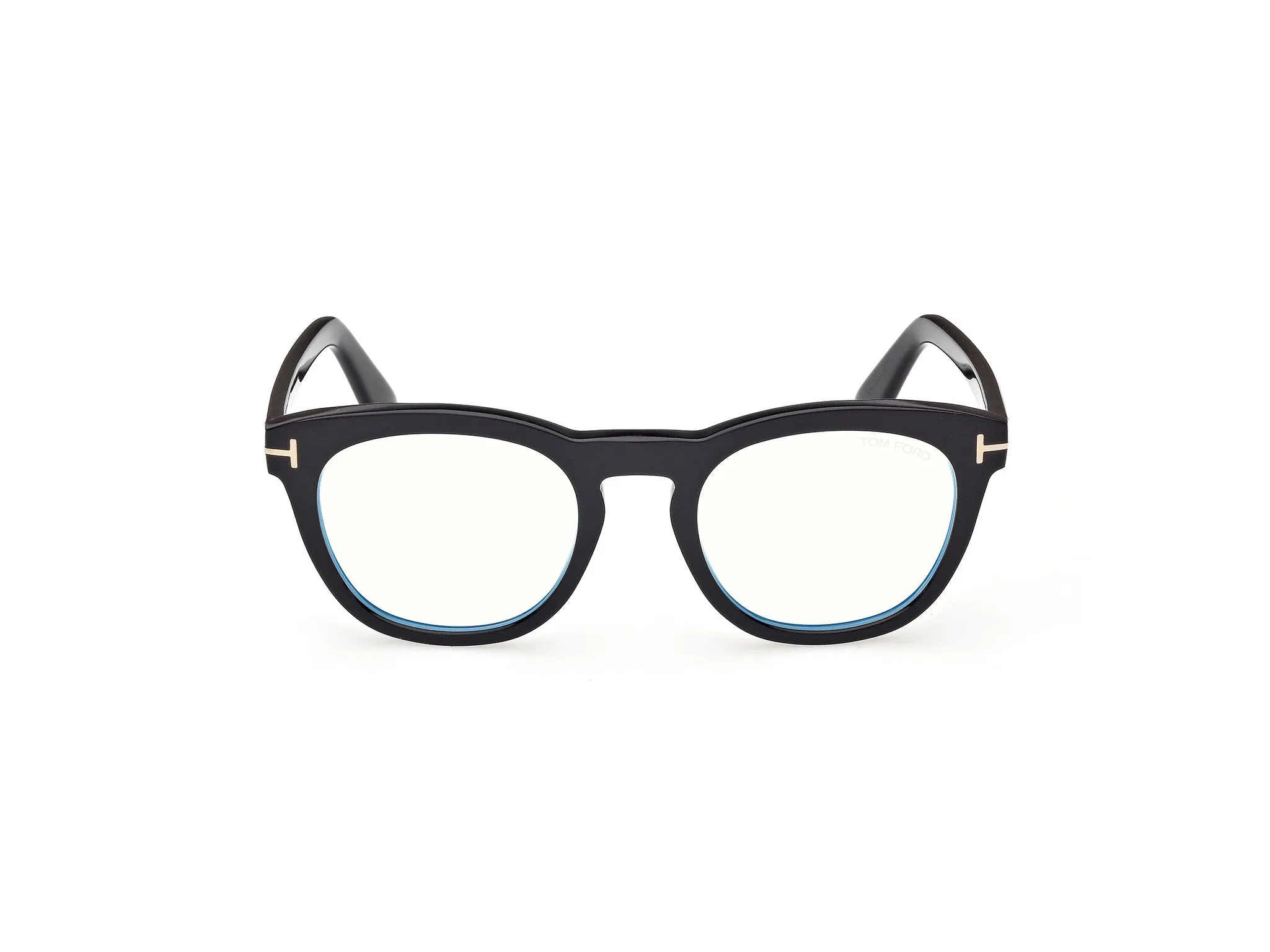 TOM FORD FT6081-B 001 Montature da vista Acetato Nero Rotonda Normale - immagine 2