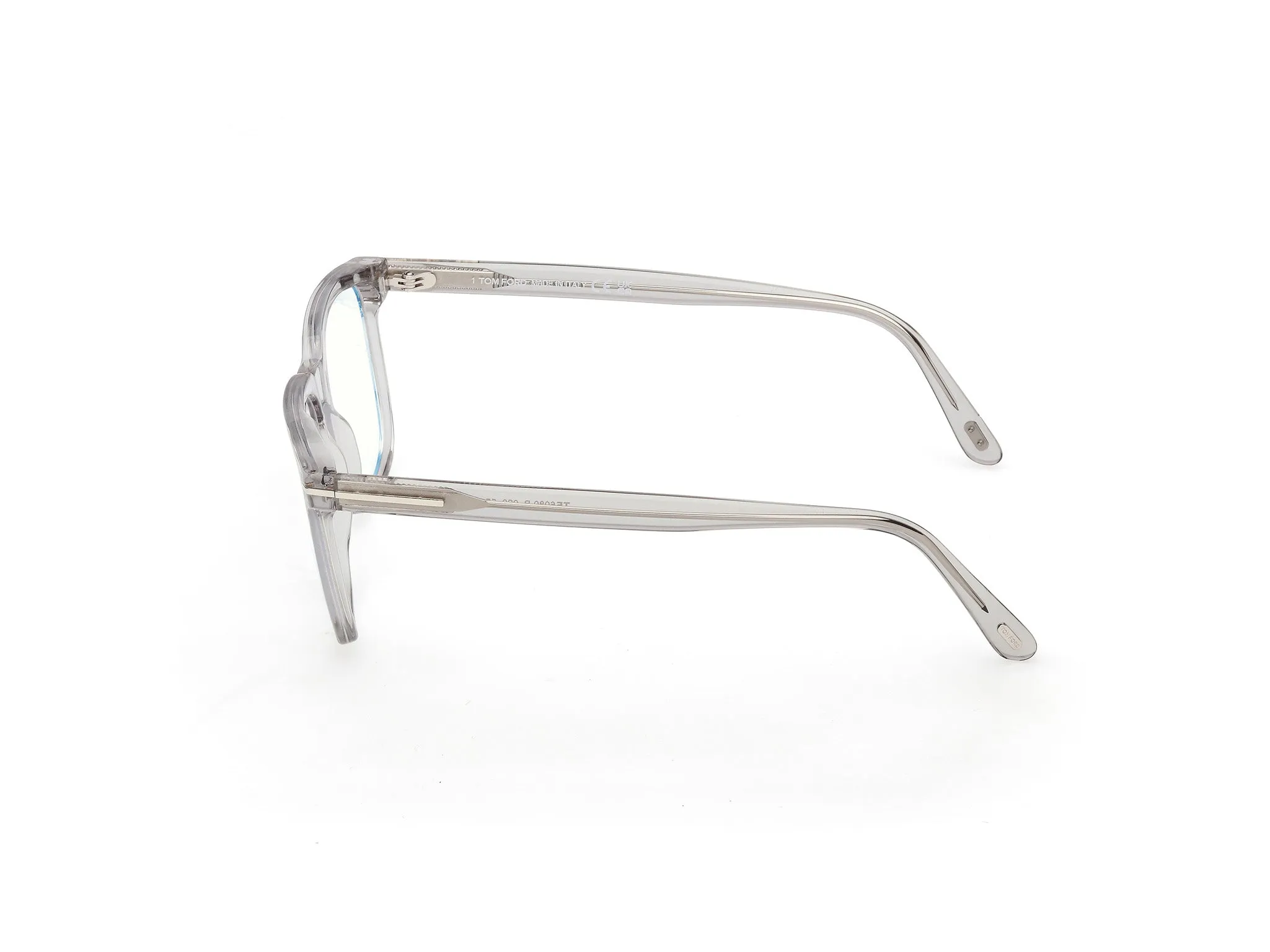 TOM FORD FT6080-B 020 Montature da vista Acetato Grigio Squadrata Normale - immagine 3