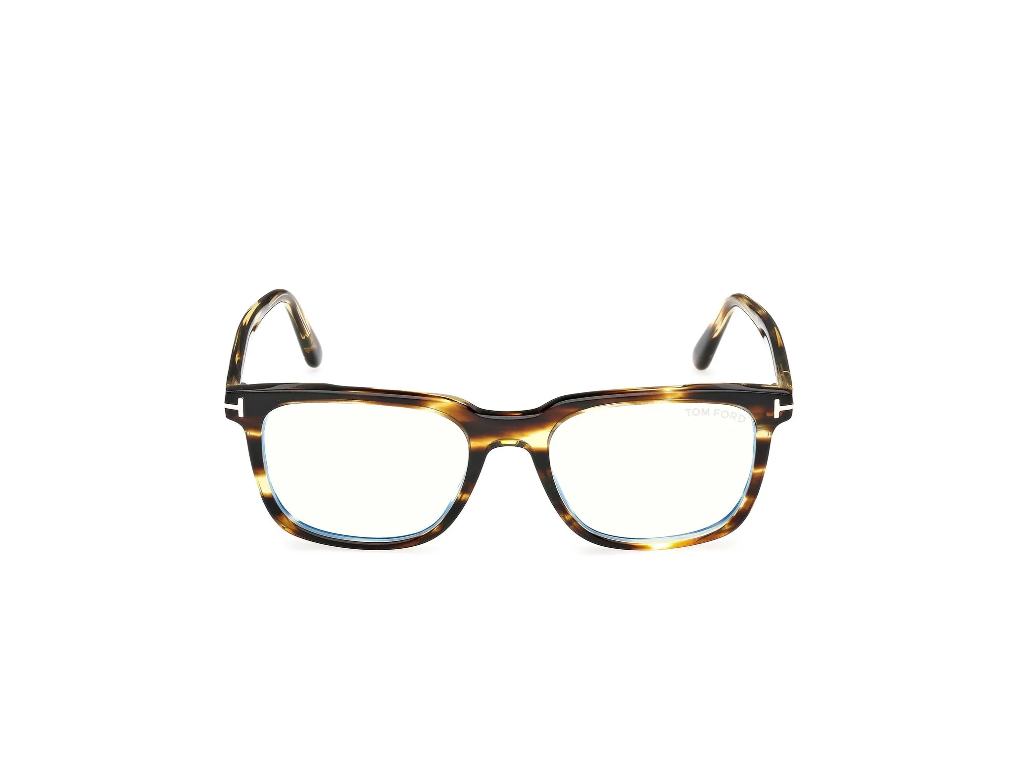 TOM FORD FT6080-B 055 Montature da vista Acetato Havana Squadrata Normale - immagine 2