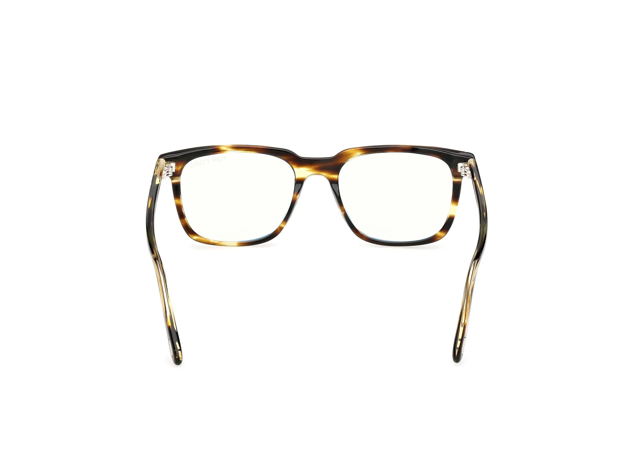 TOM FORD FT6080-B 055 Montature da vista Acetato Havana Squadrata Normale - immagine 4
