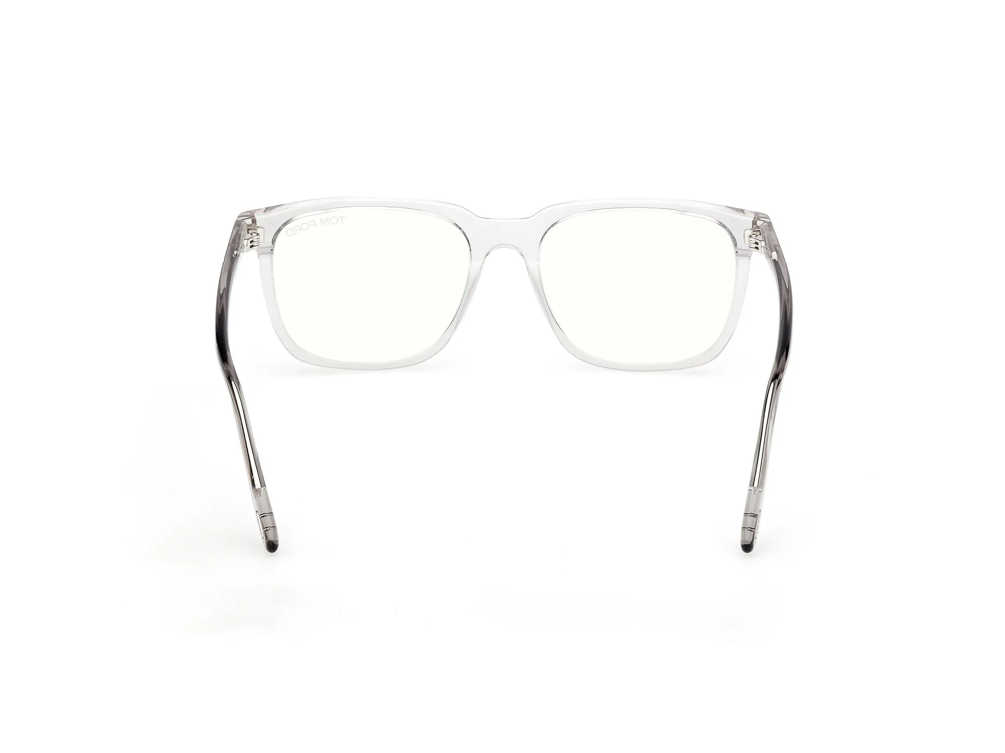 TOM FORD FT6080-B 020 Montature da vista Acetato Grigio Squadrata Normale - immagine 4