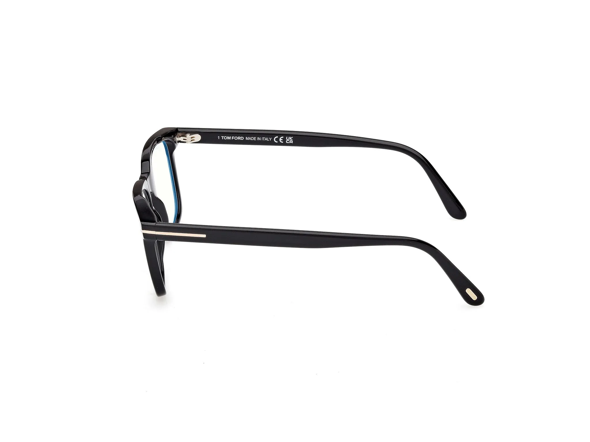 TOM FORD FT6080-B 001 Montature da vista Acetato Nero Squadrata Normale - immagine 3
