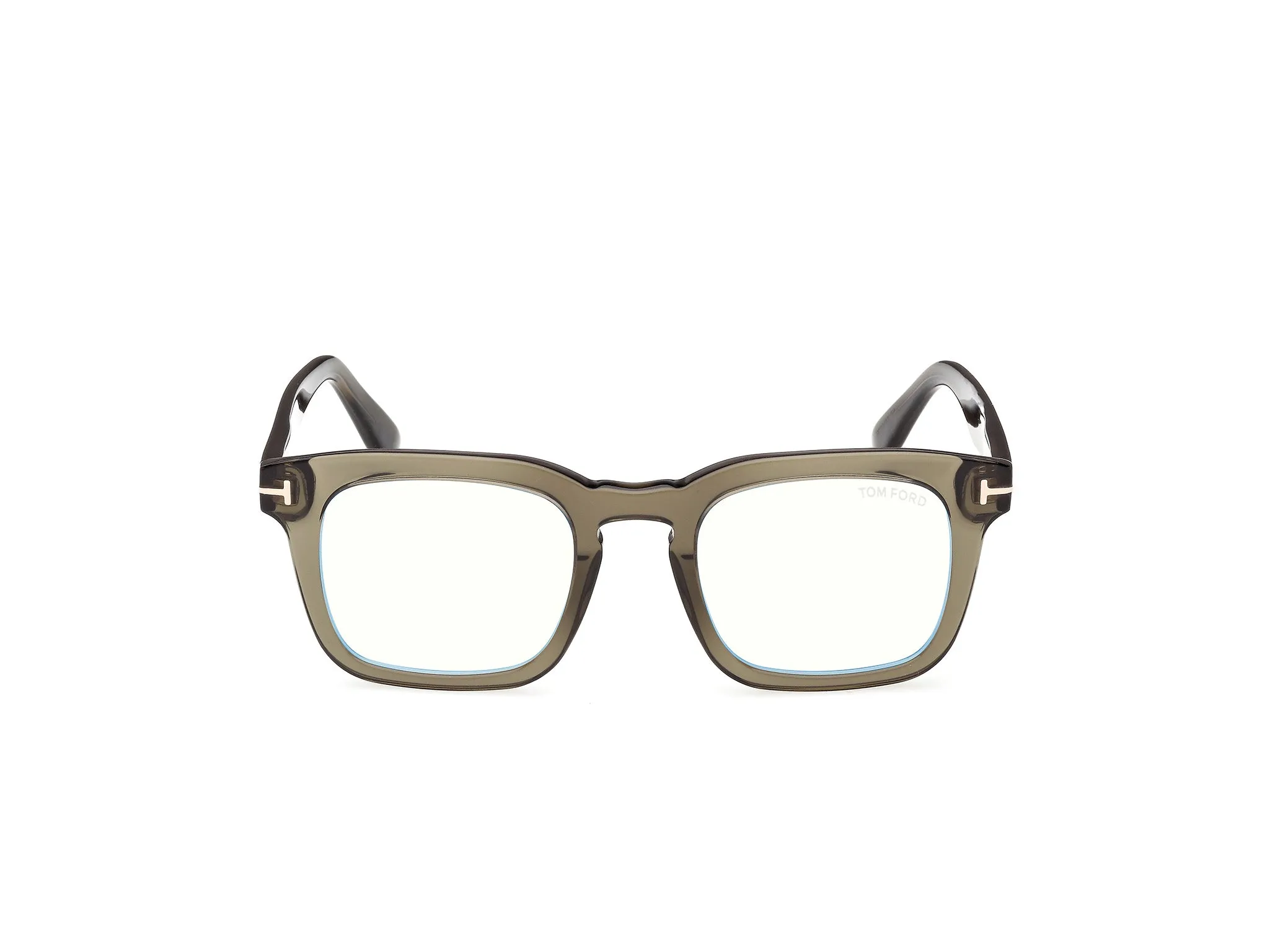 TOM FORD FT6025-B 096 Montature da vista Acetato Verde Squadrata Normale - immagine 2