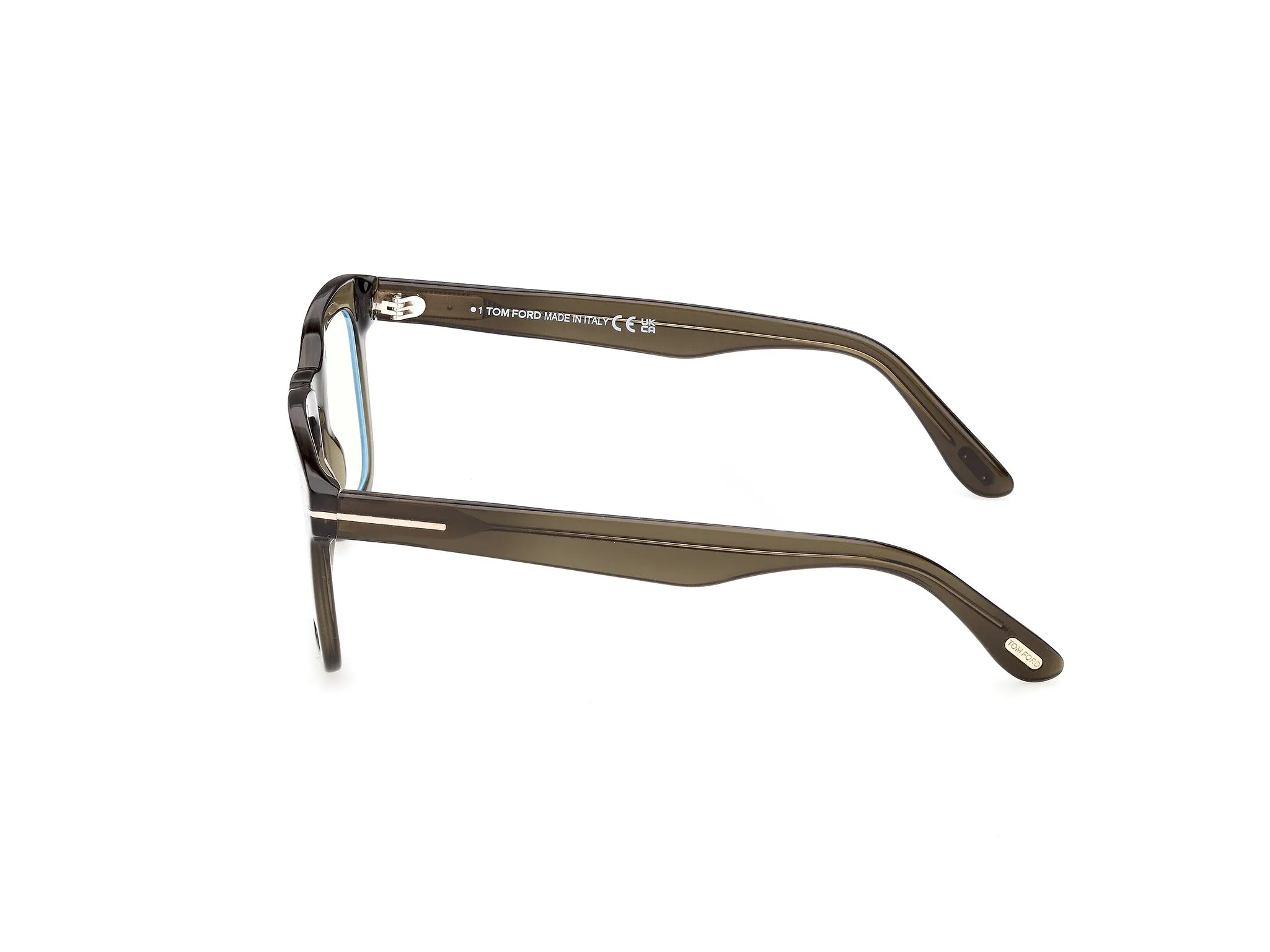 TOM FORD FT6025-B 096 Montature da vista Acetato Verde Squadrata Normale - immagine 3