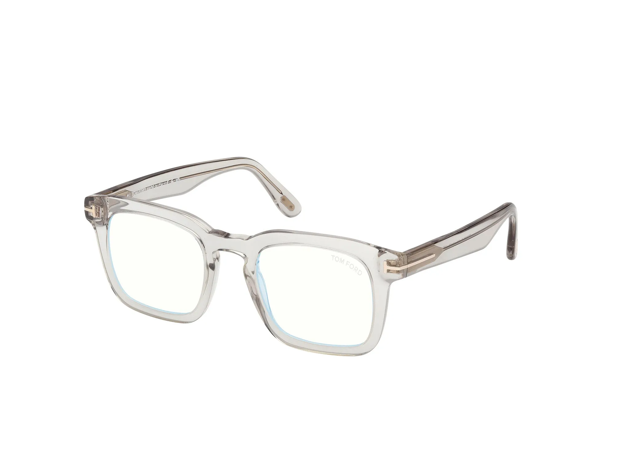 TOM FORD FT6025-B 020 Montature da vista Acetato Grigio Squadrata Normale - immagine 1