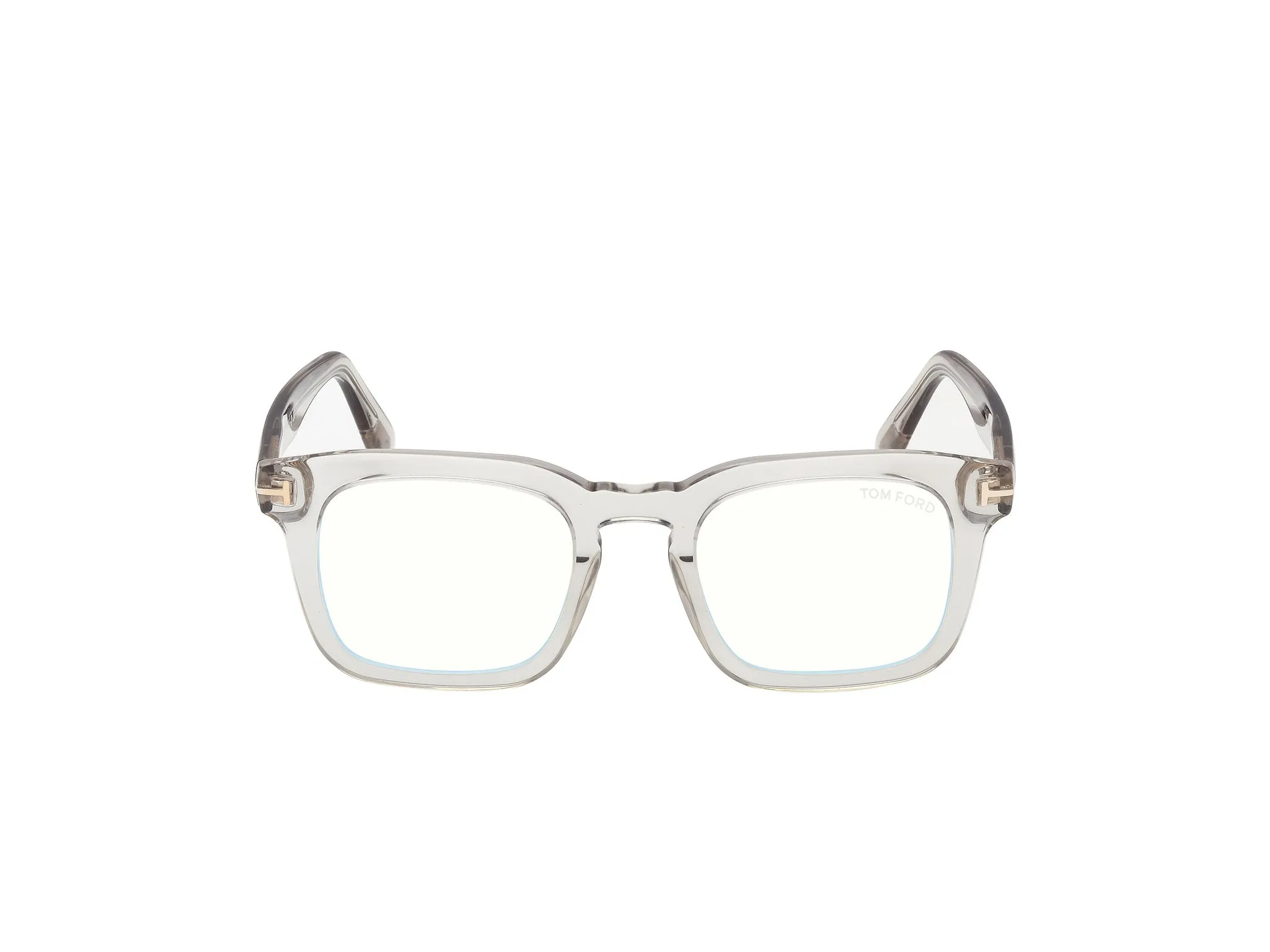 TOM FORD FT6025-B 020 Montature da vista Acetato Grigio Squadrata Normale - immagine 2