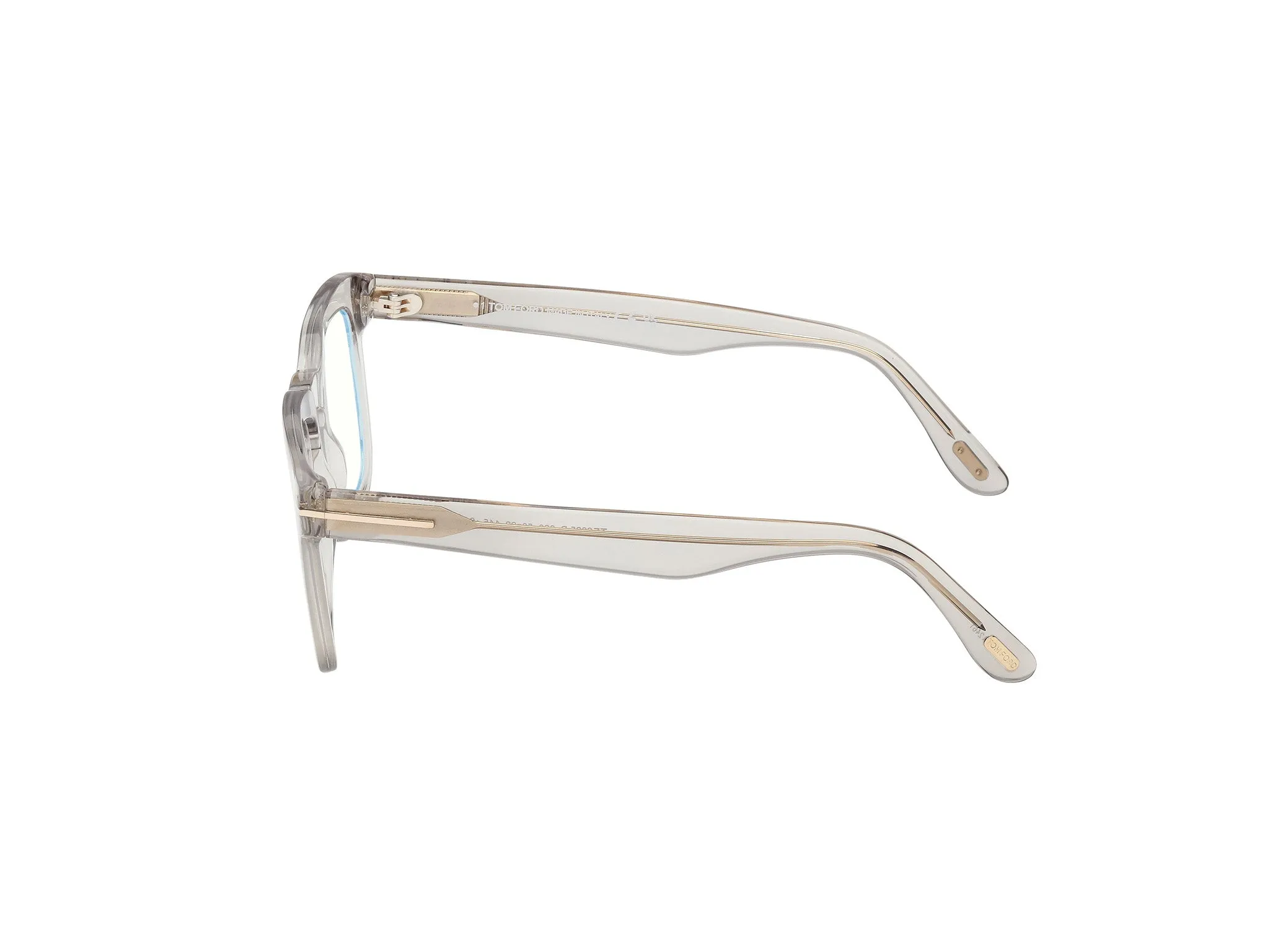 TOM FORD FT6025-B 020 Montature da vista Acetato Grigio Squadrata Normale - immagine 3