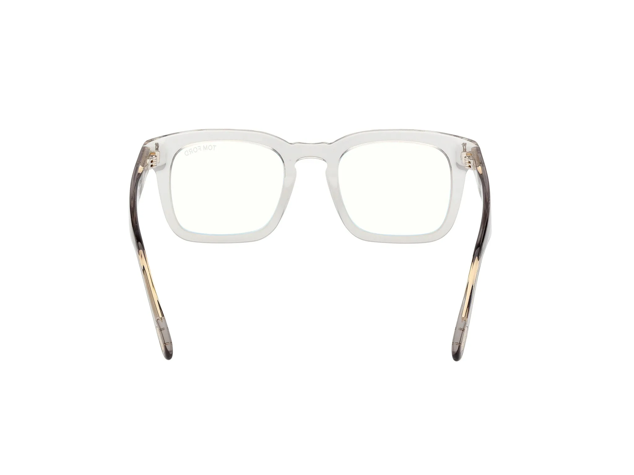 TOM FORD FT6025-B 020 Montature da vista Acetato Grigio Squadrata Normale - immagine 4