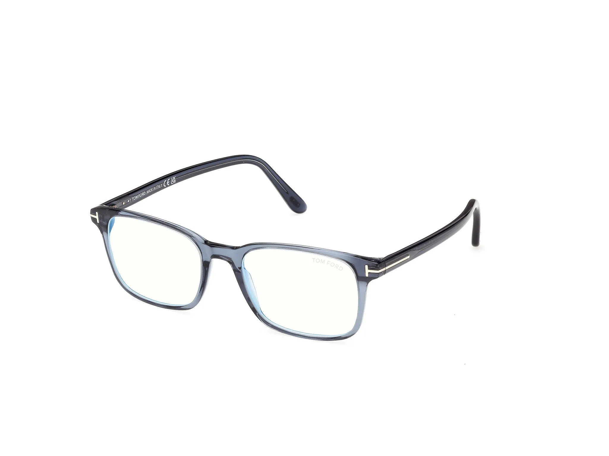 TOM FORD FT5831-B 090 Montature da vista Acetato Blu Squadrata Normale - immagine 1