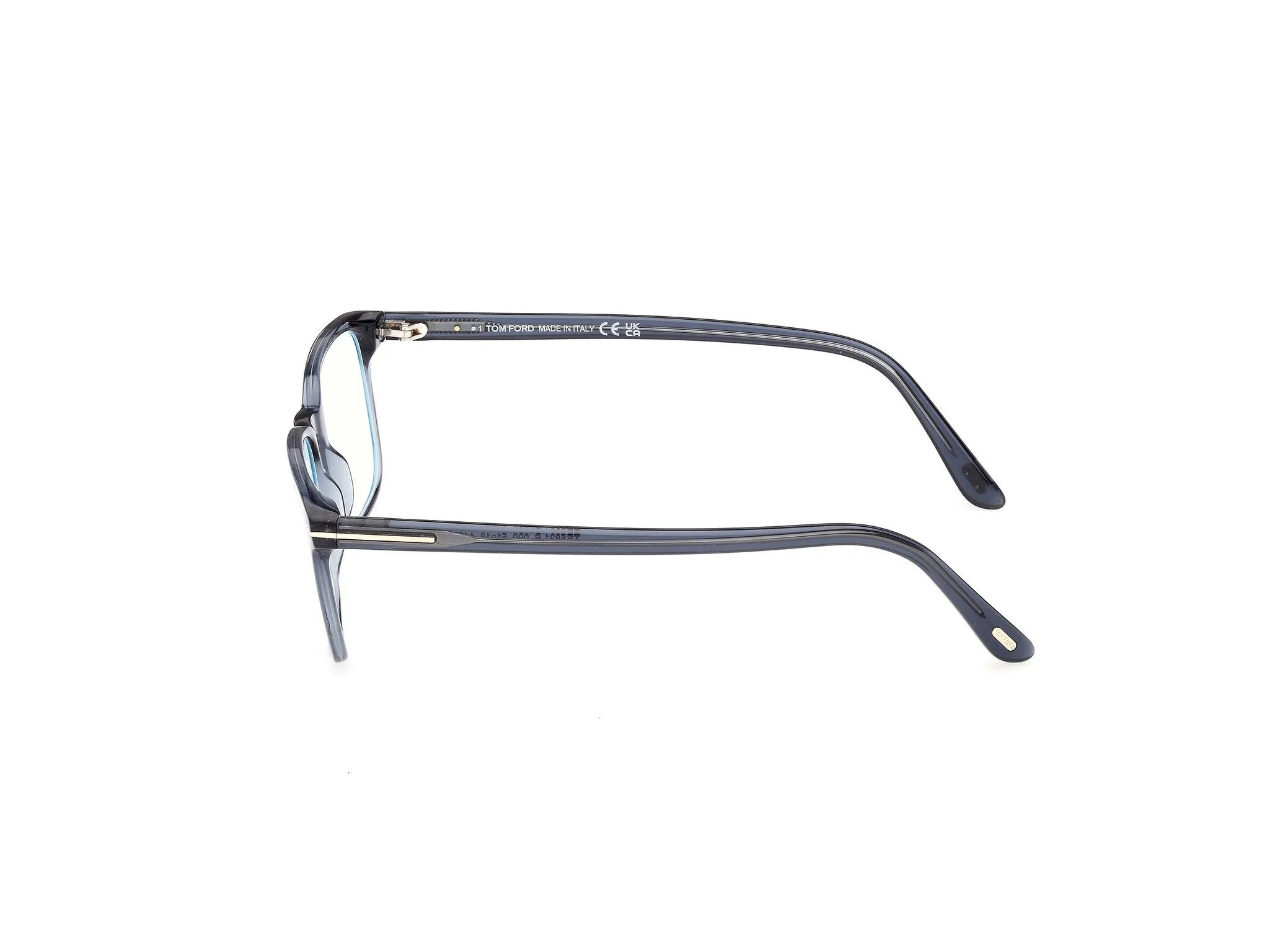 TOM FORD FT5831-B 090 Montature da vista Acetato Blu Squadrata Normale - immagine 3