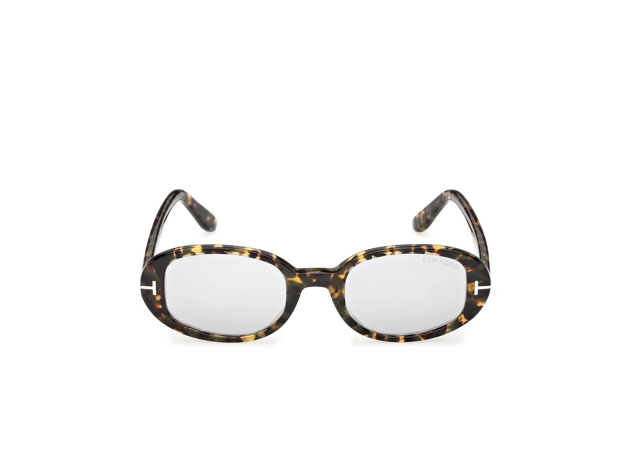 TOM FORD FT1364 IGGY 55C Occhiali da sole Acetato Havana Fumo Rotonda Normale - immagine 2