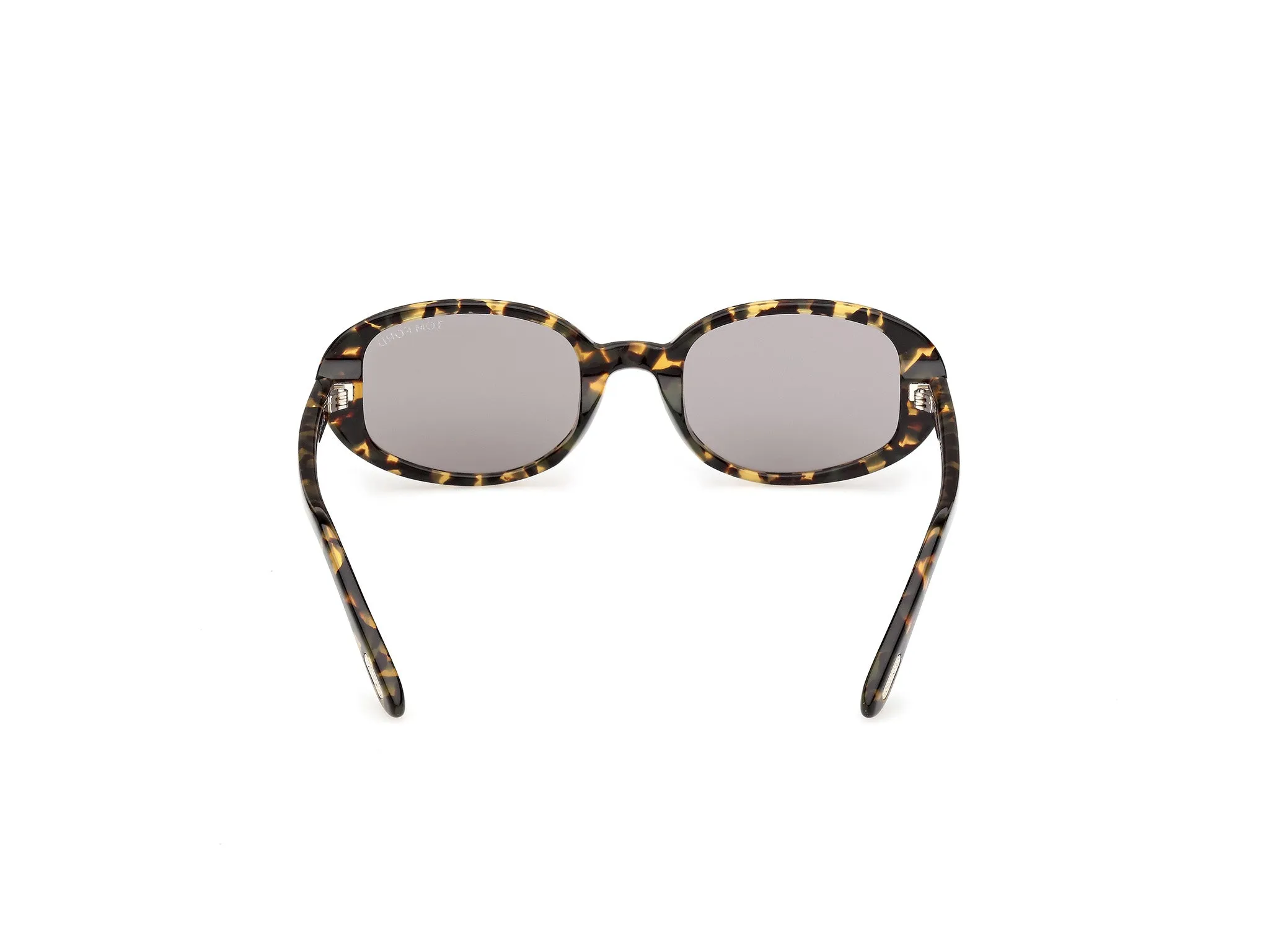 TOM FORD FT1364 IGGY 55C Occhiali da sole Acetato Havana Fumo Rotonda Normale - immagine 4