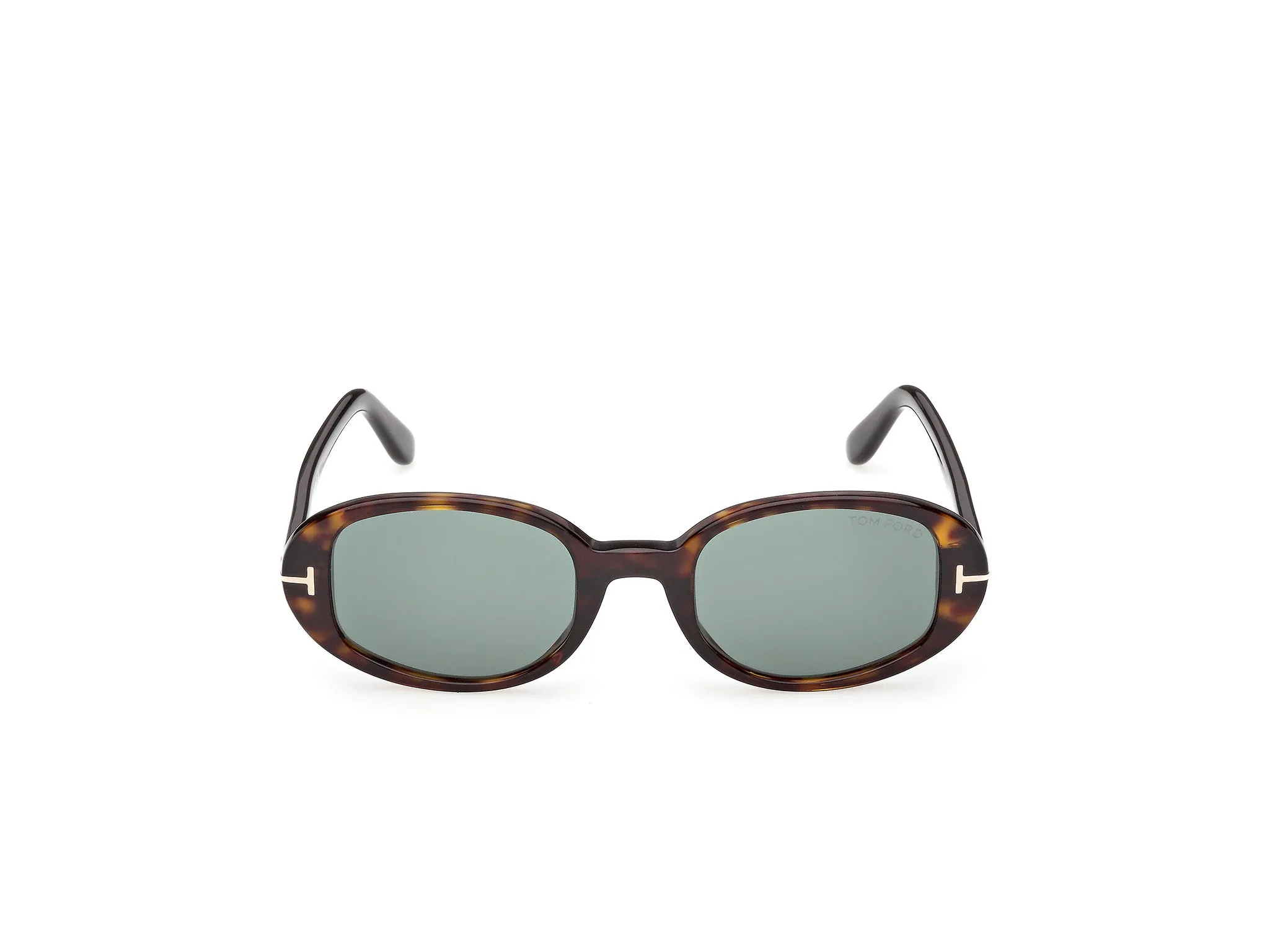TOM FORD FT1364 IGGY 52N Occhiali da sole Acetato Havana Verde Rotonda Normale - immagine 2