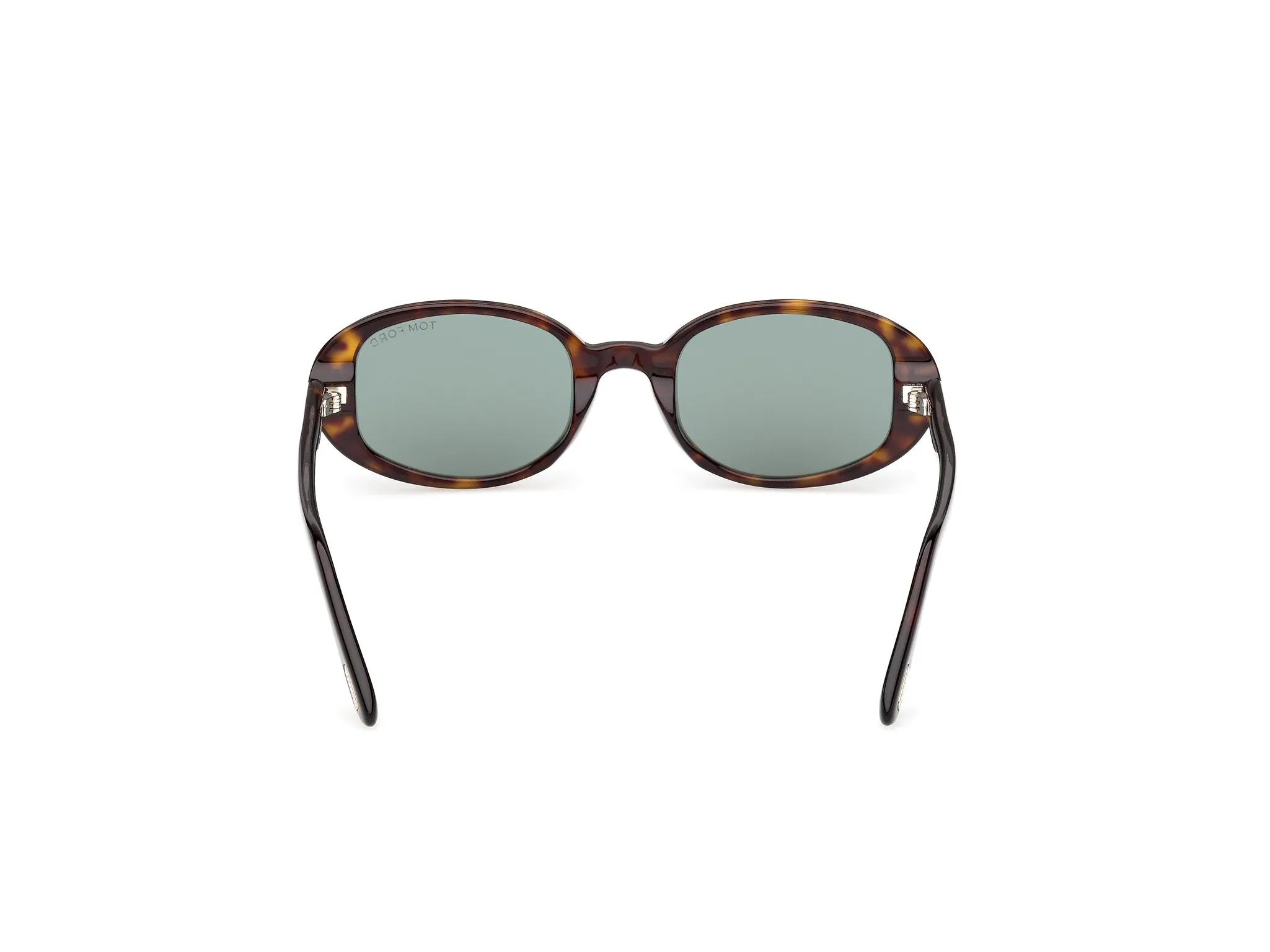 TOM FORD FT1364 IGGY 52N Occhiali da sole Acetato Havana Verde Rotonda Normale - immagine 4