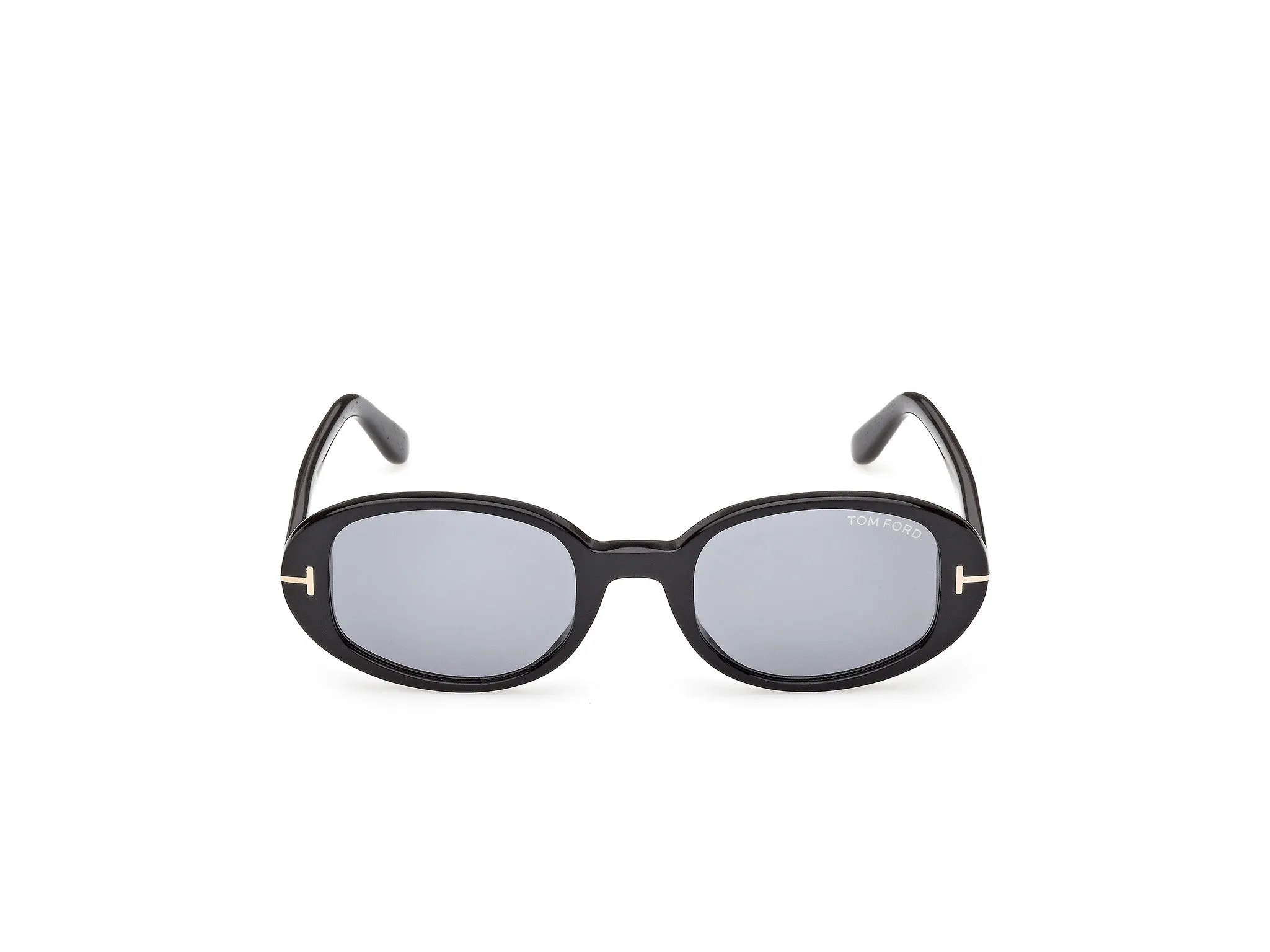TOM FORD FT1364 IGGY 01A Occhiali da sole Acetato Nero Fumo Rotonda Normale - immagine 2