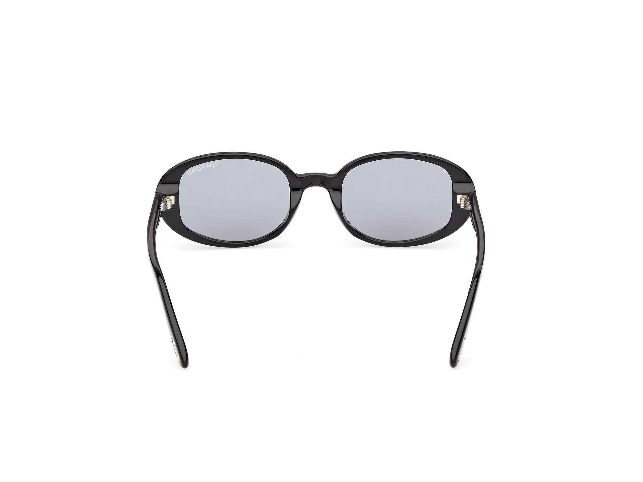 TOM FORD FT1364 IGGY 01A Occhiali da sole Acetato Nero Fumo Rotonda Normale - immagine 4