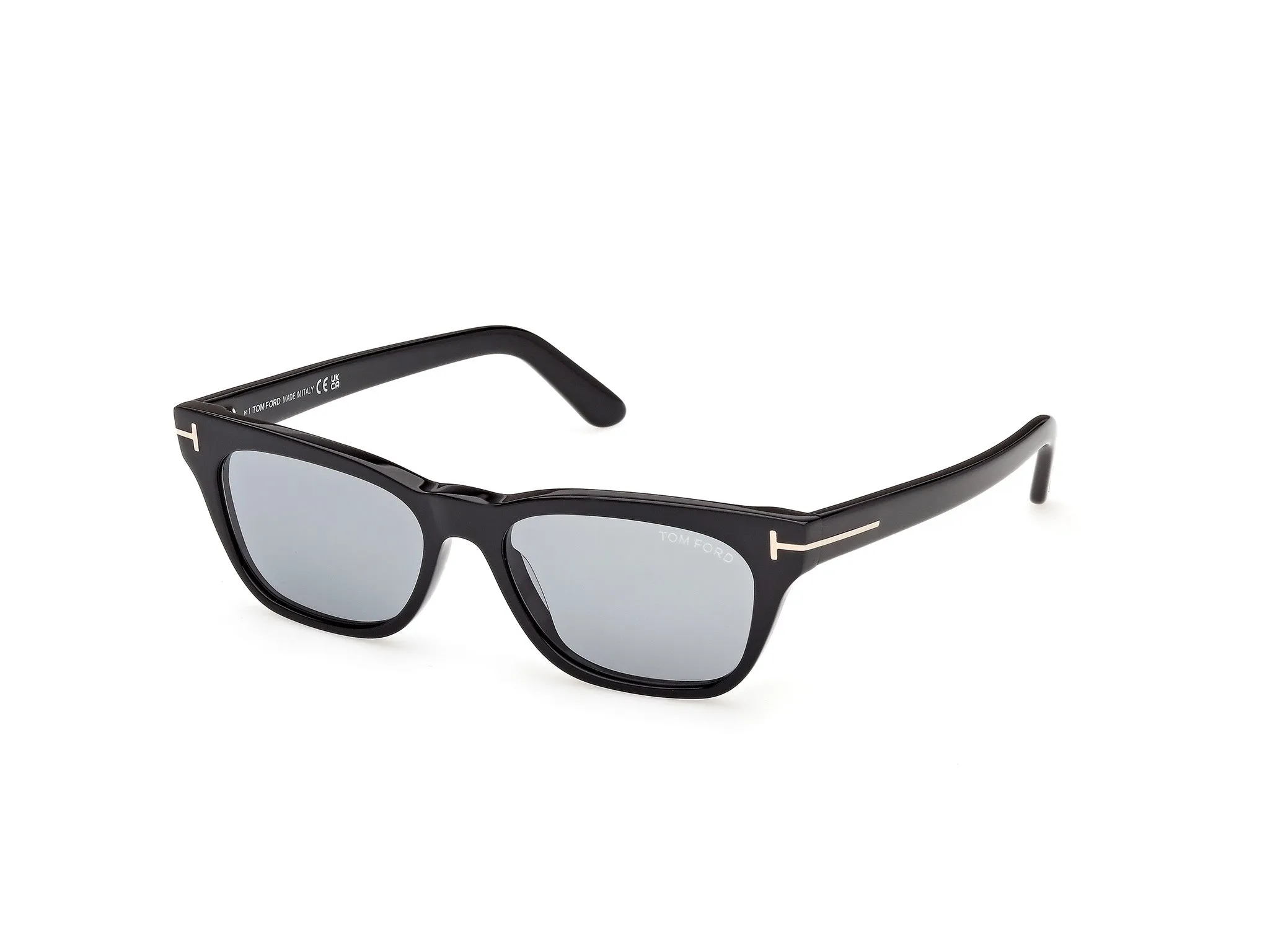 TOM FORD FT1362 PENN-02 05A Occhiali da sole Acetato Nero Fumo Squadrata Normale - immagine 1