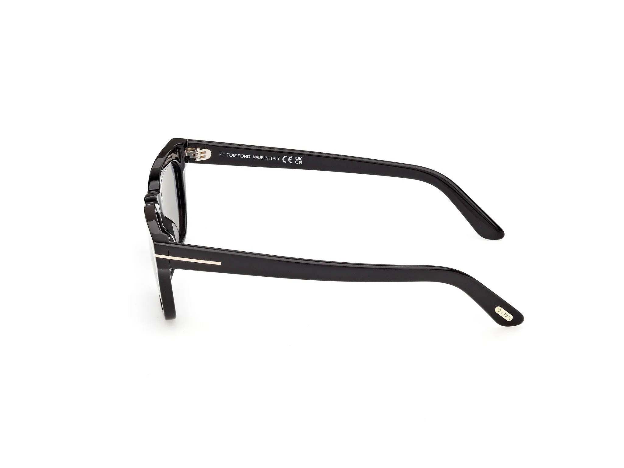 TOM FORD FT1362 PENN-02 05A Occhiali da sole Acetato Nero Fumo Squadrata Normale - immagine 3