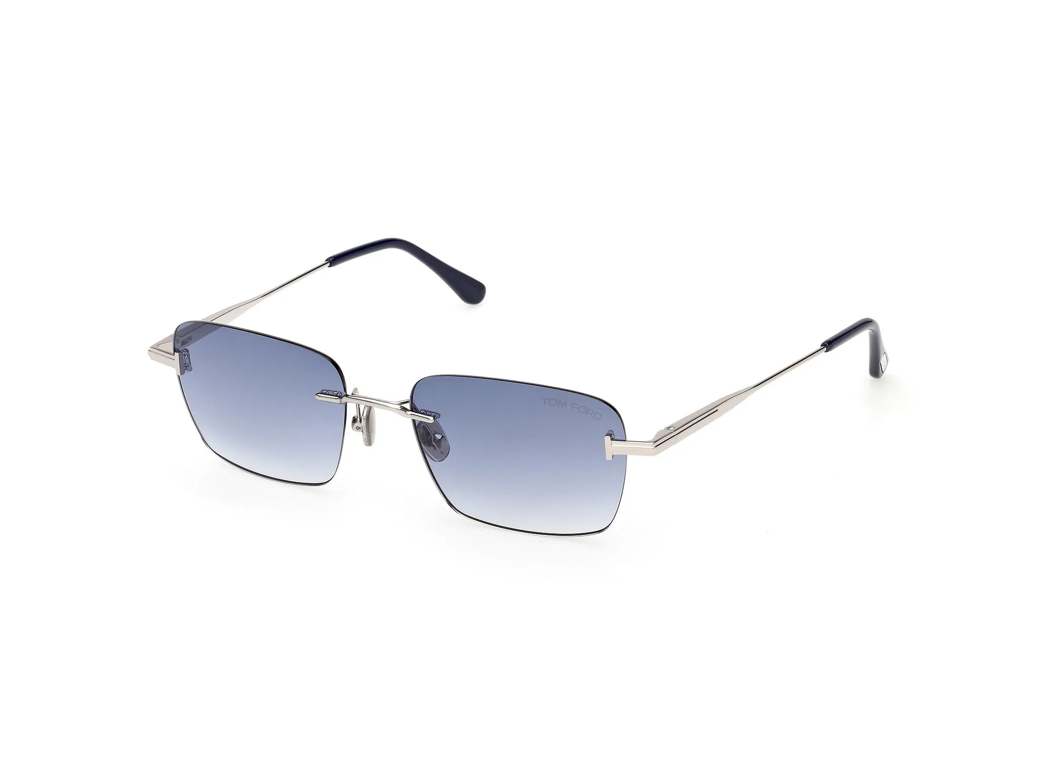TOM FORD FT1354 JAKE-02 16W Occhiali da sole Metallo Palladio Blu Squadrata Normale - immagine 1