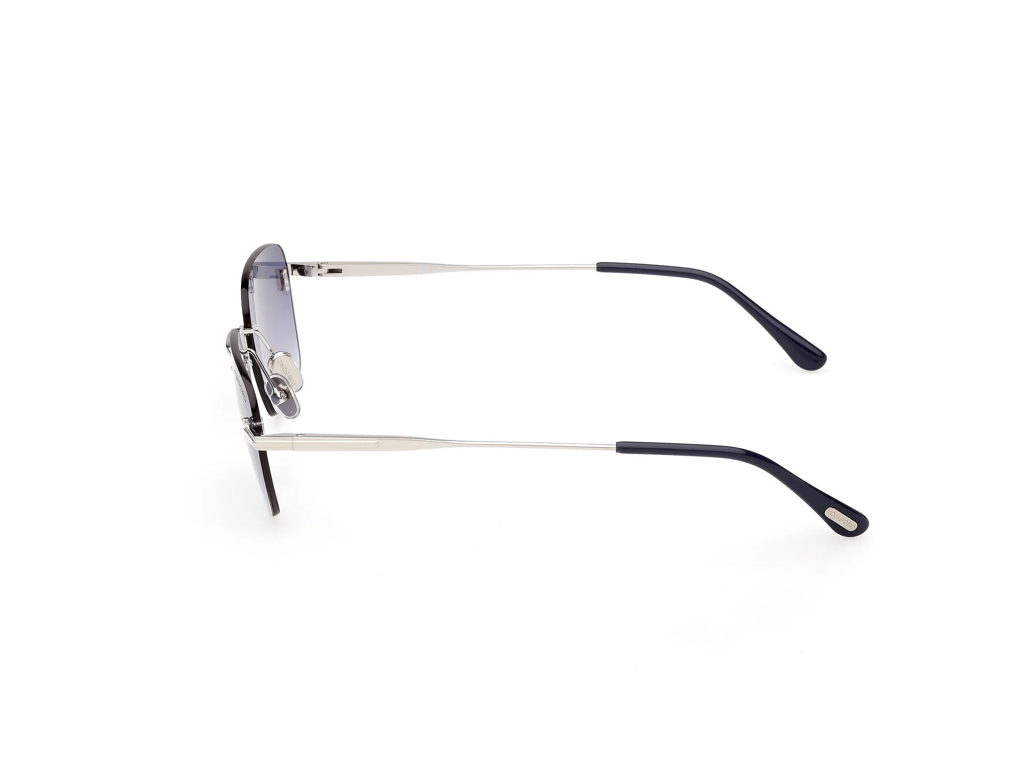 TOM FORD FT1354 JAKE-02 16W Occhiali da sole Metallo Palladio Blu Squadrata Normale - immagine 3