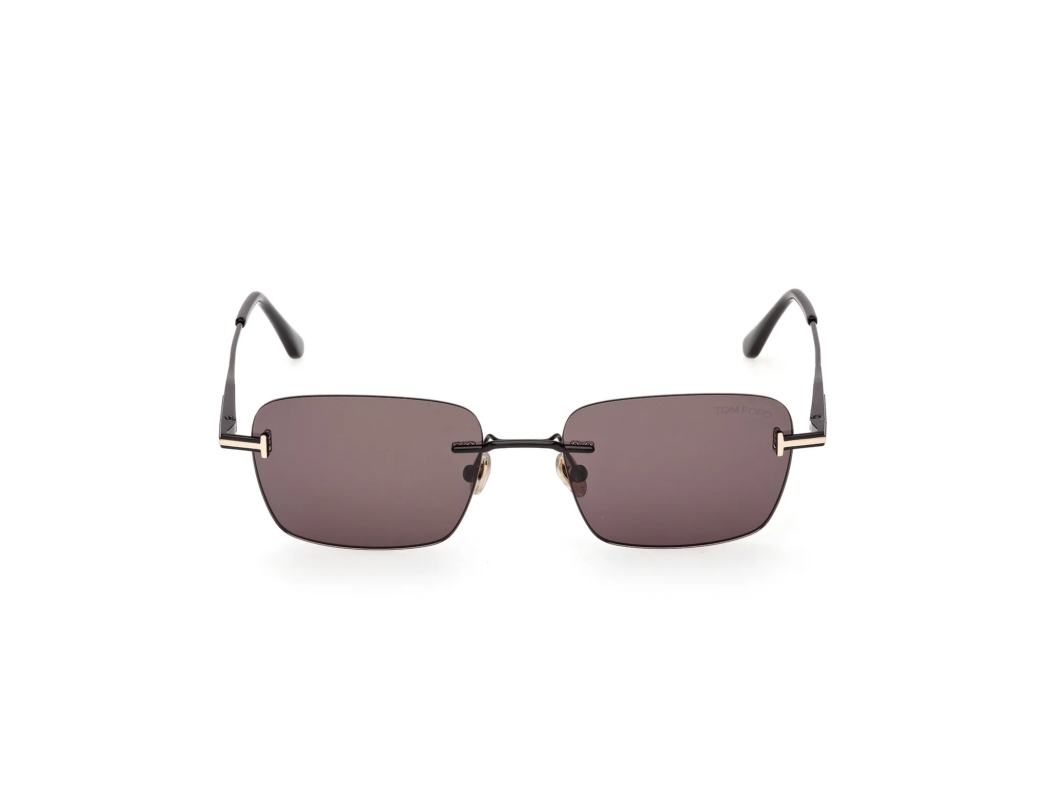 TOM FORD FT1354 JAKE-02 01A Occhiali da sole Metallo Nero Fumo Squadrata Normale - immagine 2