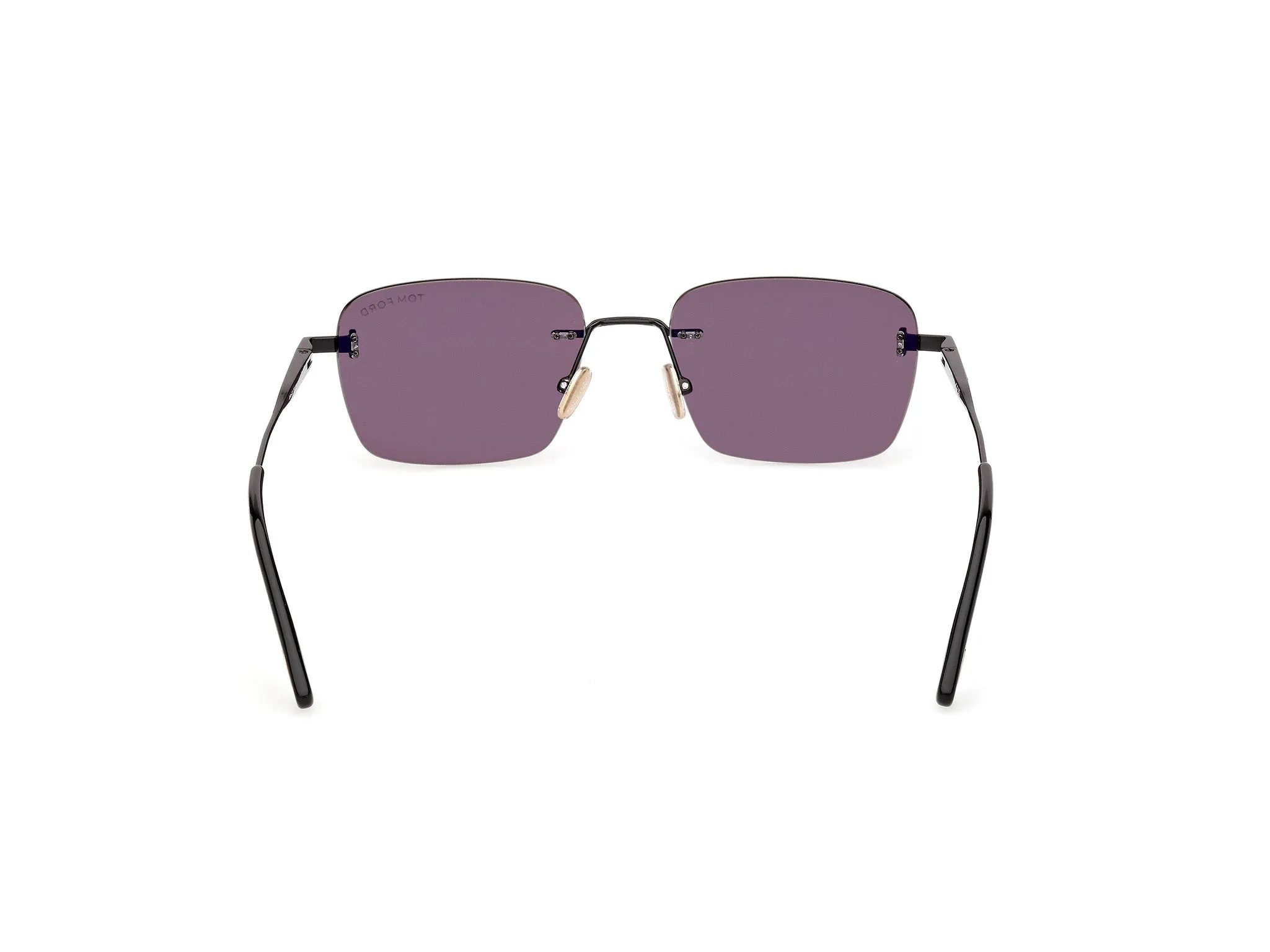 TOM FORD FT1354 JAKE-02 01A Occhiali da sole Metallo Nero Fumo Squadrata Normale - immagine 4
