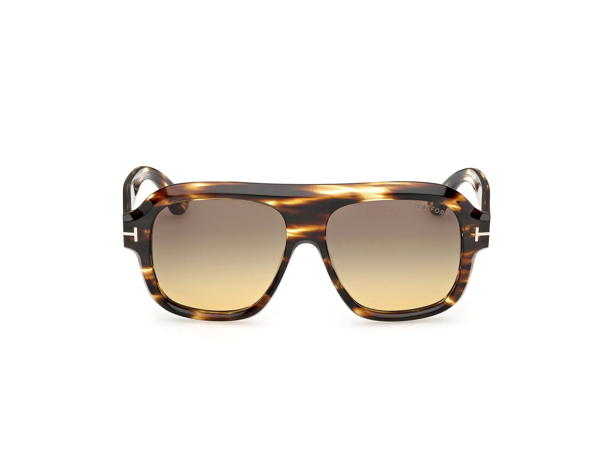 TOM FORD FT1324 RHONDA-02 55B Occhiali da sole Acetato Havana Fumo Pilot Normale - immagine 2