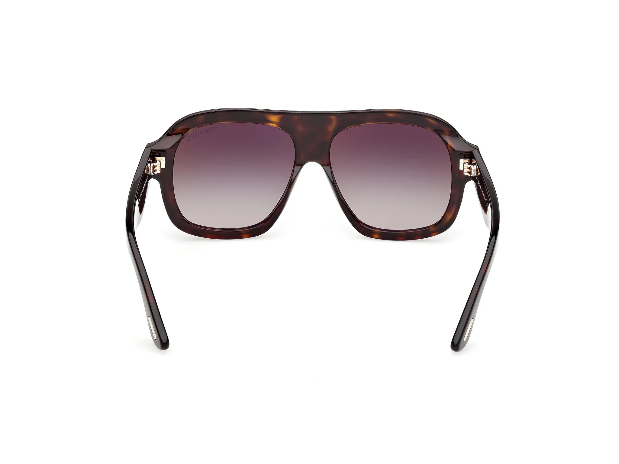 TOM FORD FT1324 RHONDA-02 52K Occhiali da sole Acetato Havana Roviex Pilot Normale - immagine 4