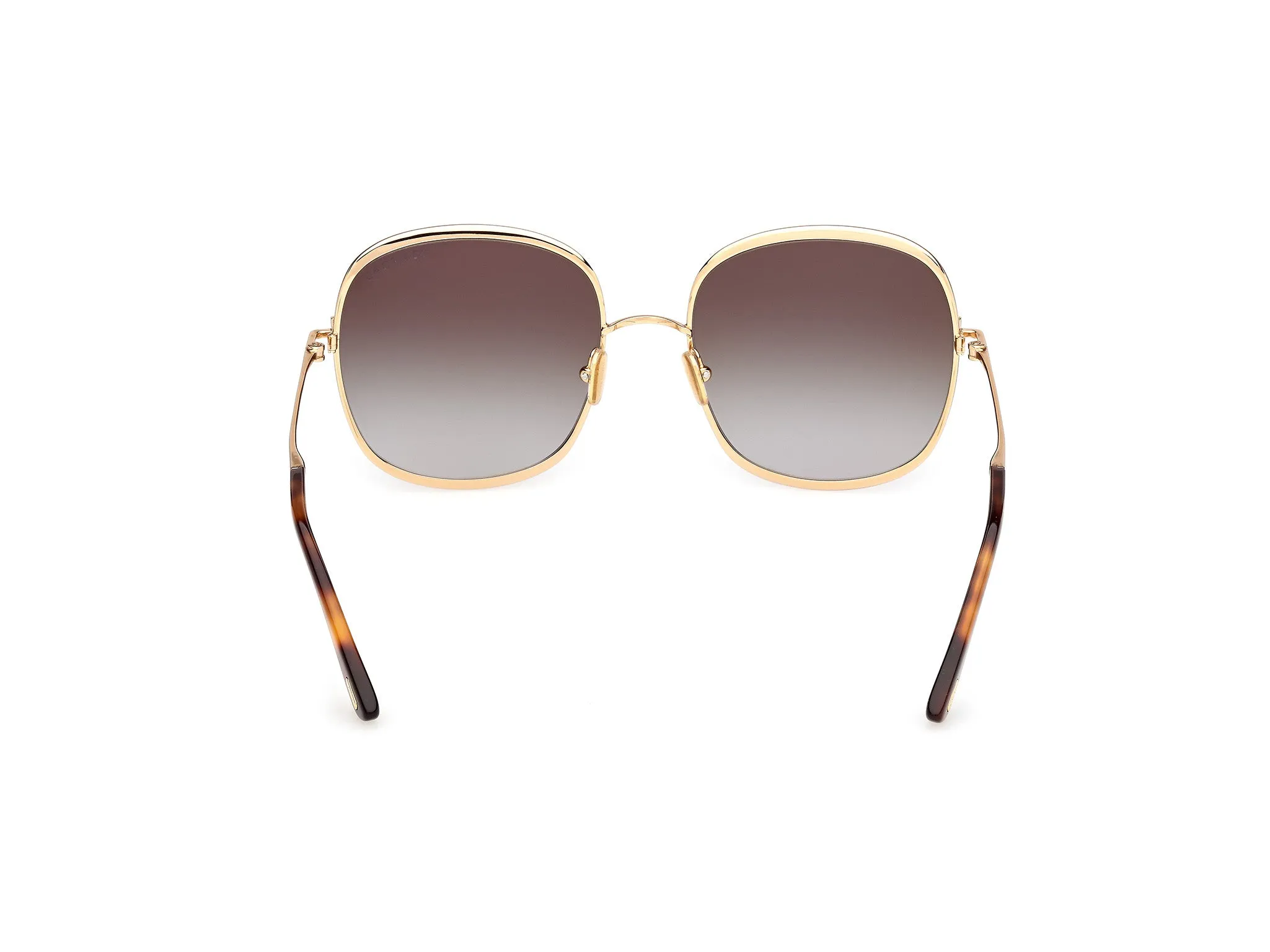 TOM FORD FT1320 SOFIA-02 30P Occhiali da sole Metallo Oro Verde Rotonda Normale - immagine 4