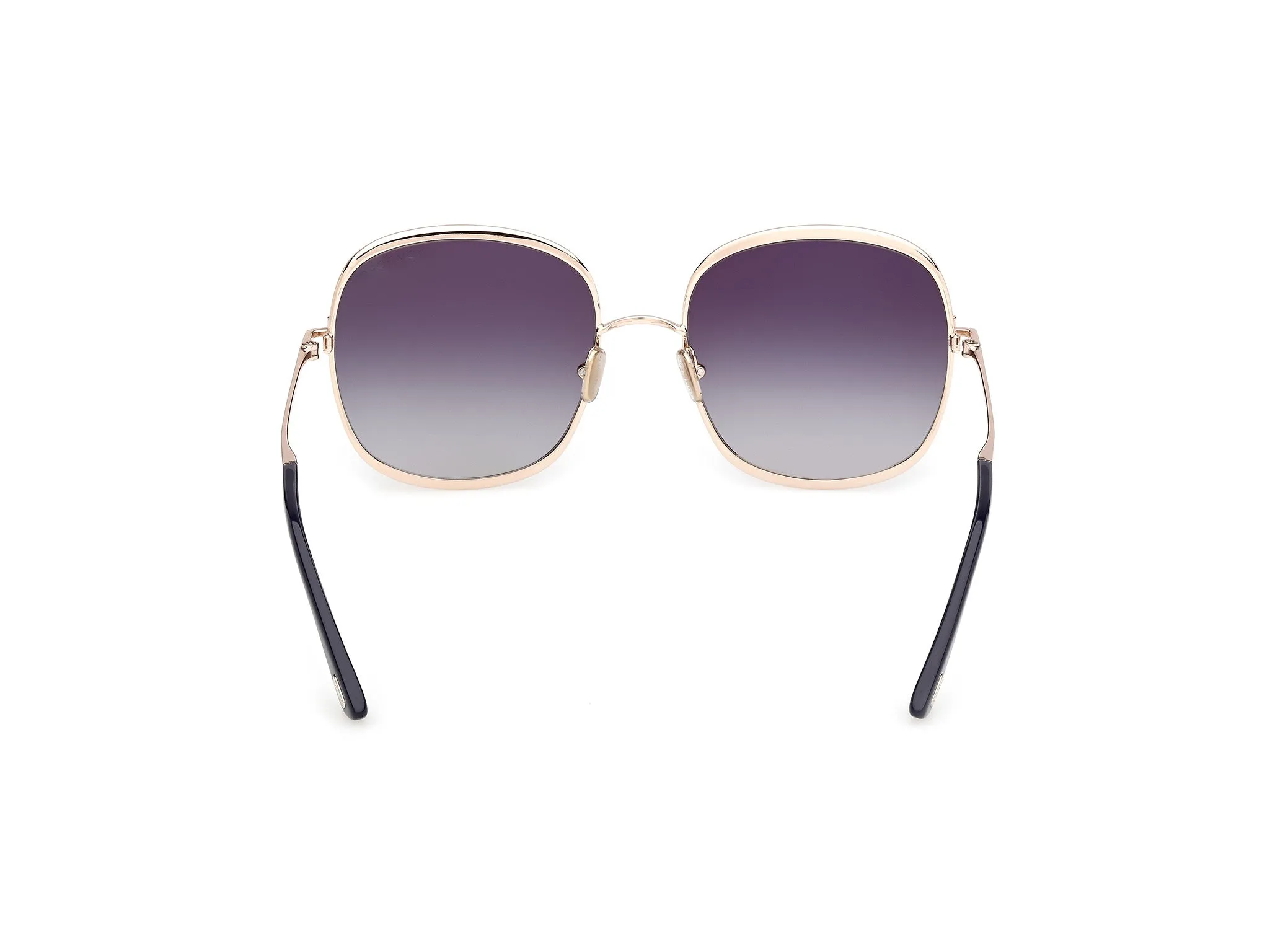TOM FORD FT1320 SOFIA-02 28W Occhiali da sole Metallo Oro Blu Rotonda Normale - immagine 4