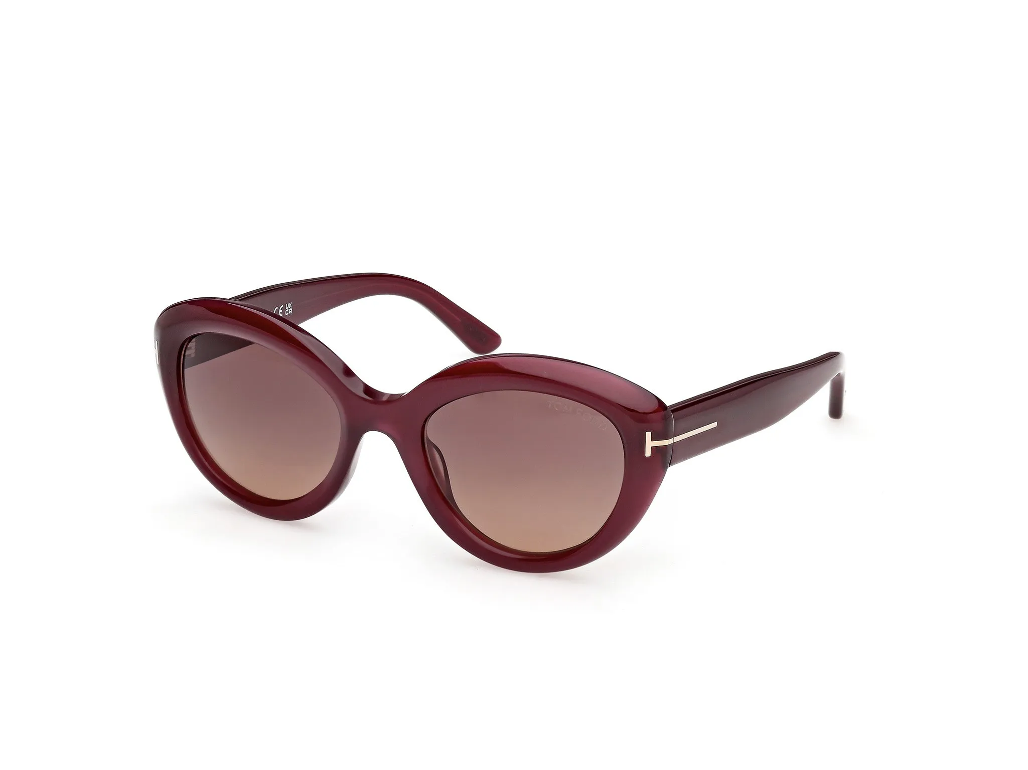 TOM FORD FT1316 STACY-02 81Z Occhiali da sole Acetato Viola Viola Cat Eye Normale - immagine 1