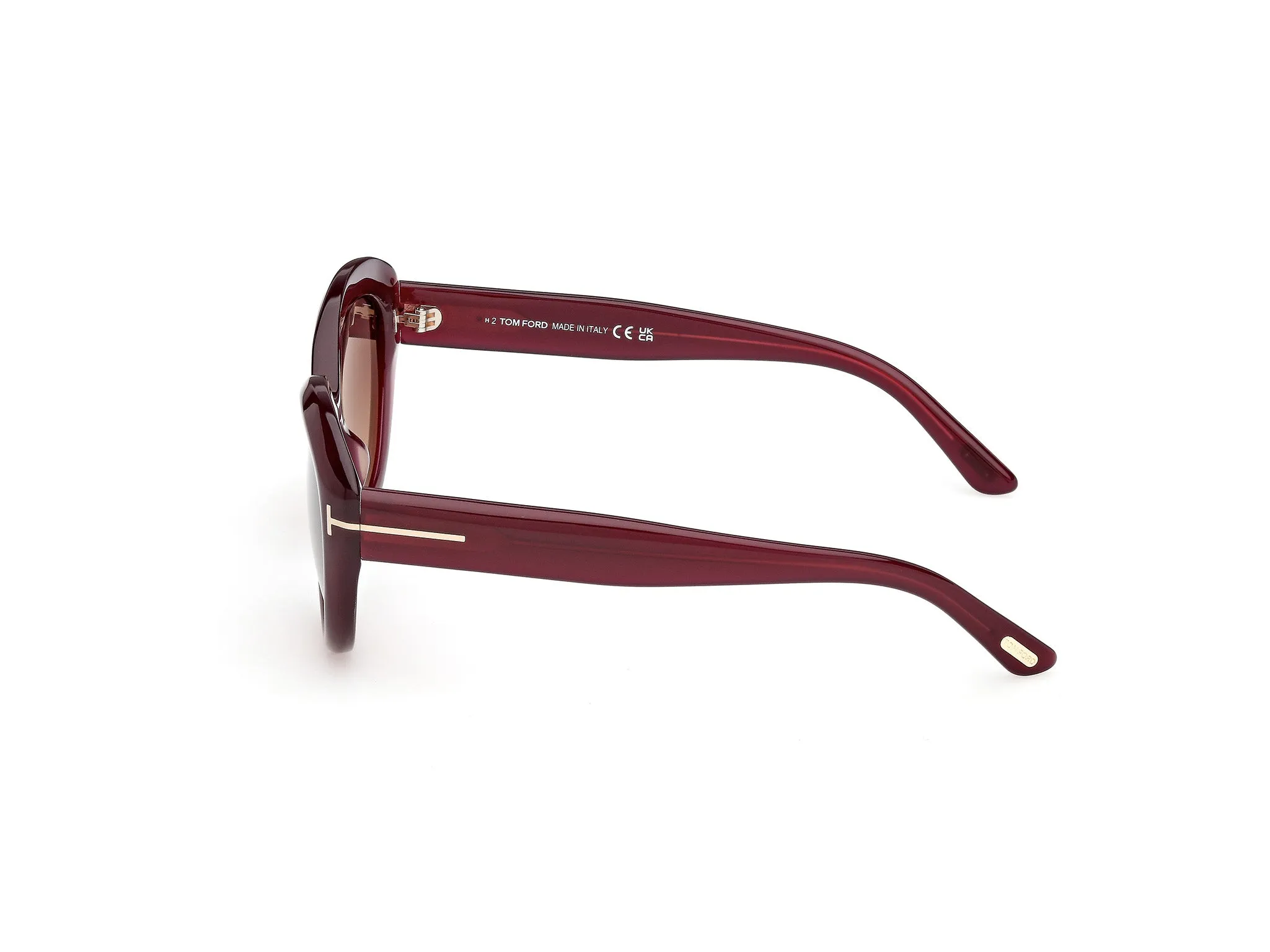 TOM FORD FT1316 STACY-02 81Z Occhiali da sole Acetato Viola Viola Cat Eye Normale - immagine 3