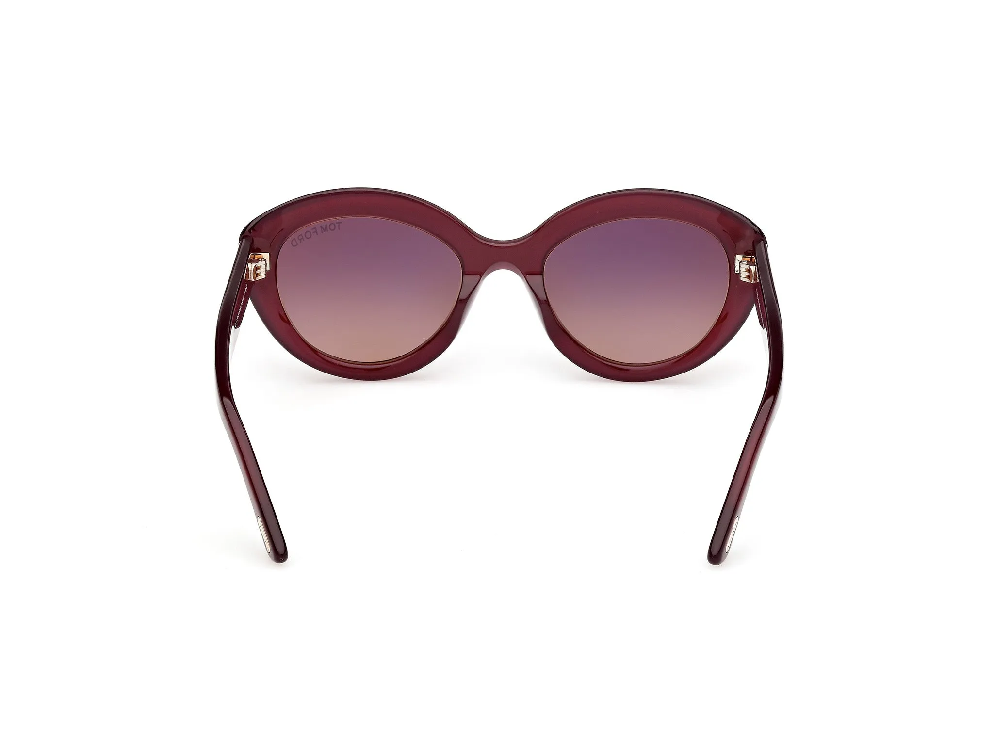 TOM FORD FT1316 STACY-02 81Z Occhiali da sole Acetato Viola Viola Cat Eye Normale - immagine 4