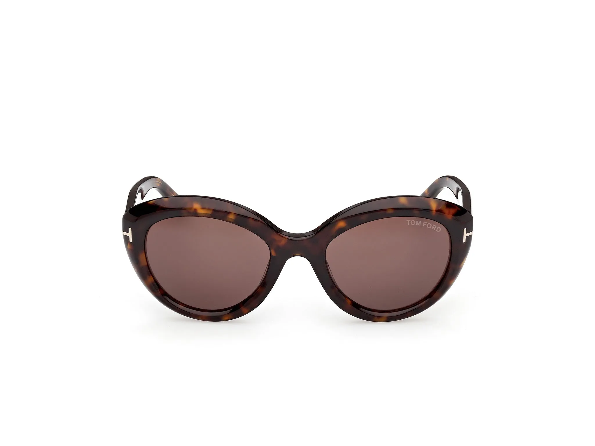 TOM FORD FT1316 STACY-02 52E Occhiali da sole Acetato Havana Marrone Cat Eye Normale - immagine 2