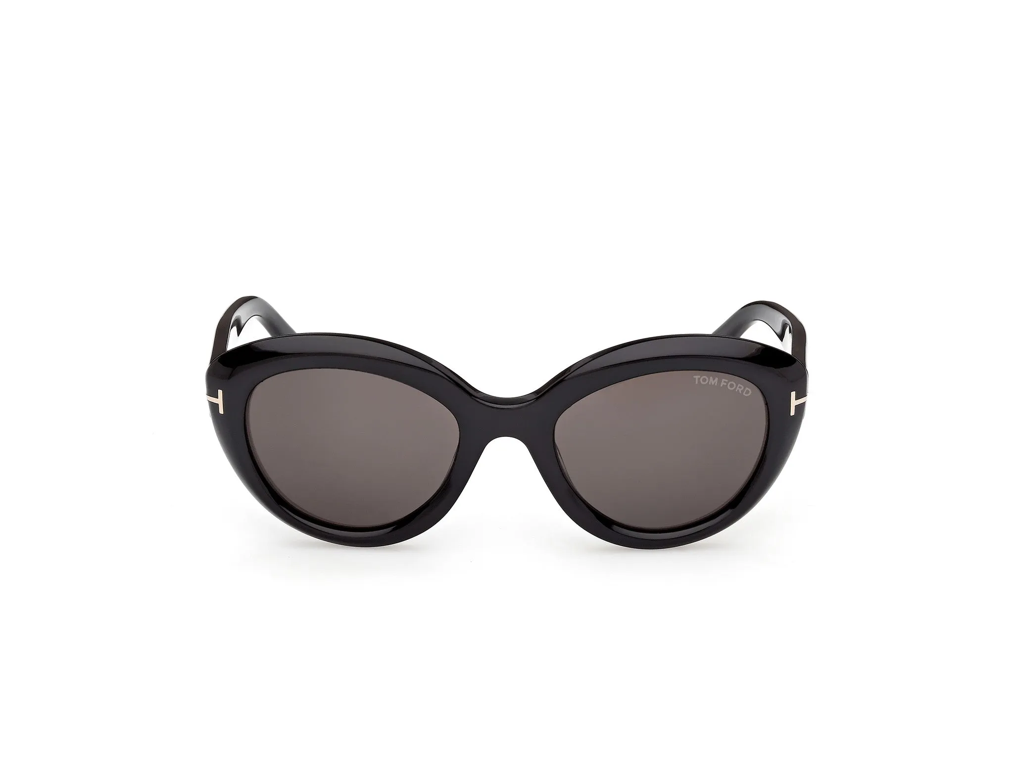 TOM FORD FT1316 STACY-02 01A Occhiali da sole Acetato Nero Fumo Cat Eye Normale - immagine 2