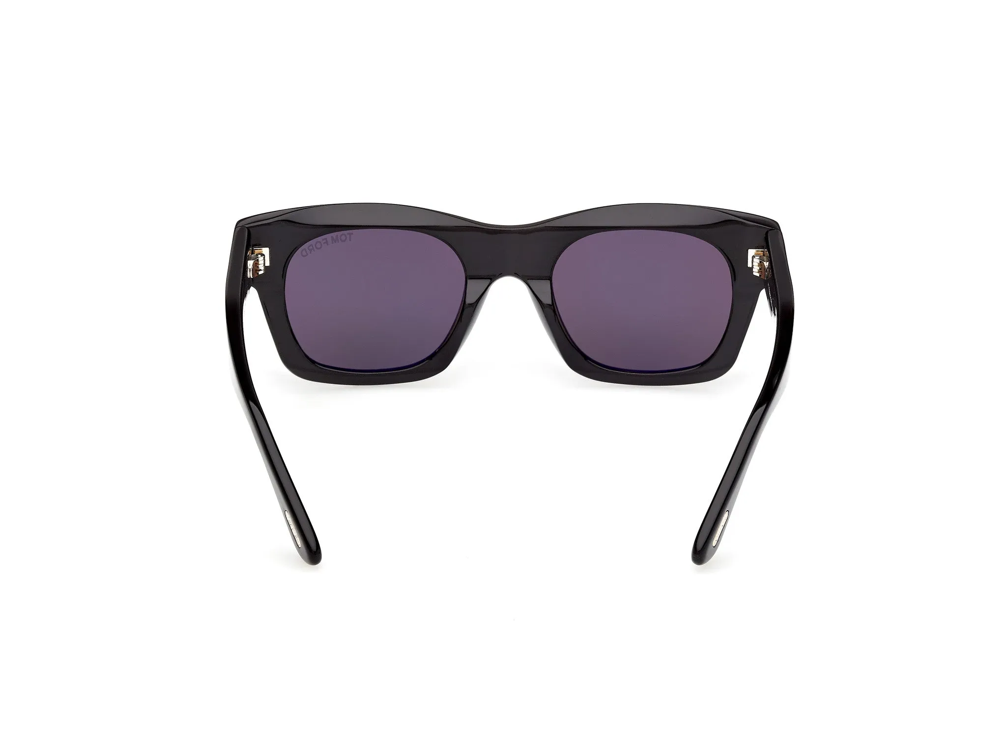 TOM FORD FT1314 EMMA-02 01A Occhiali da sole Acetato Nero Fumo Squadrata Normale - immagine 4