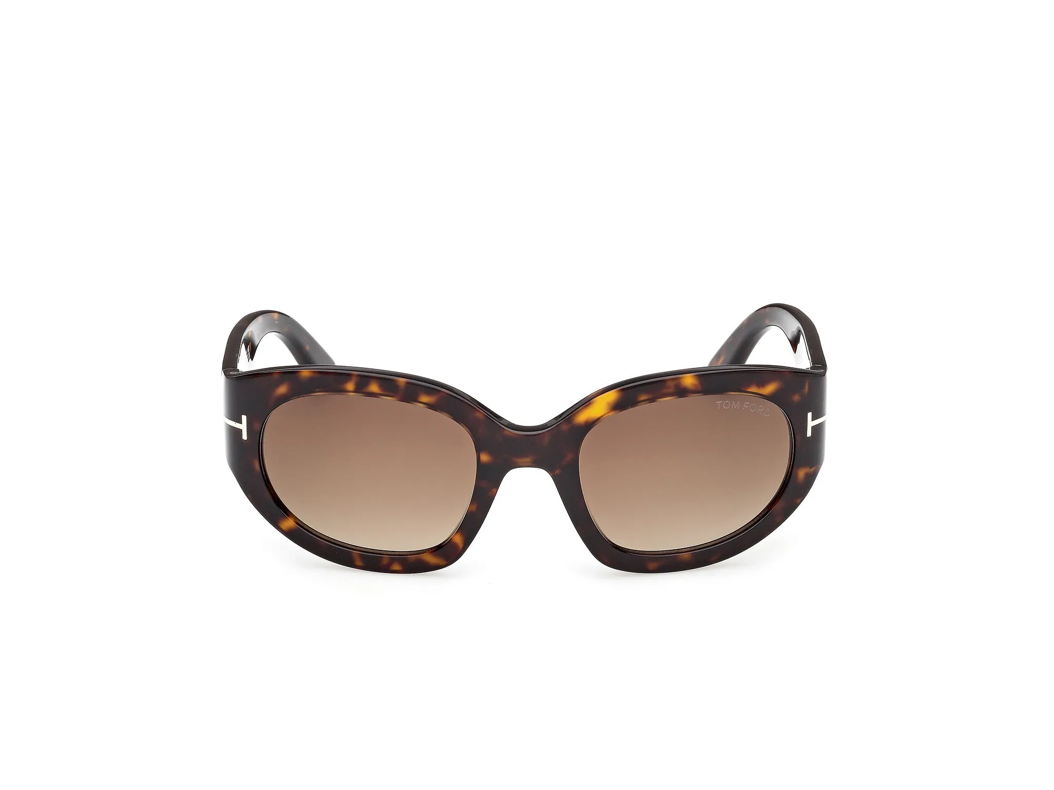 TOM FORD FT1313 ARIZONA-02 52F Occhiali da sole Acetato Havana Marrone Squadrata Normale - immagine 2