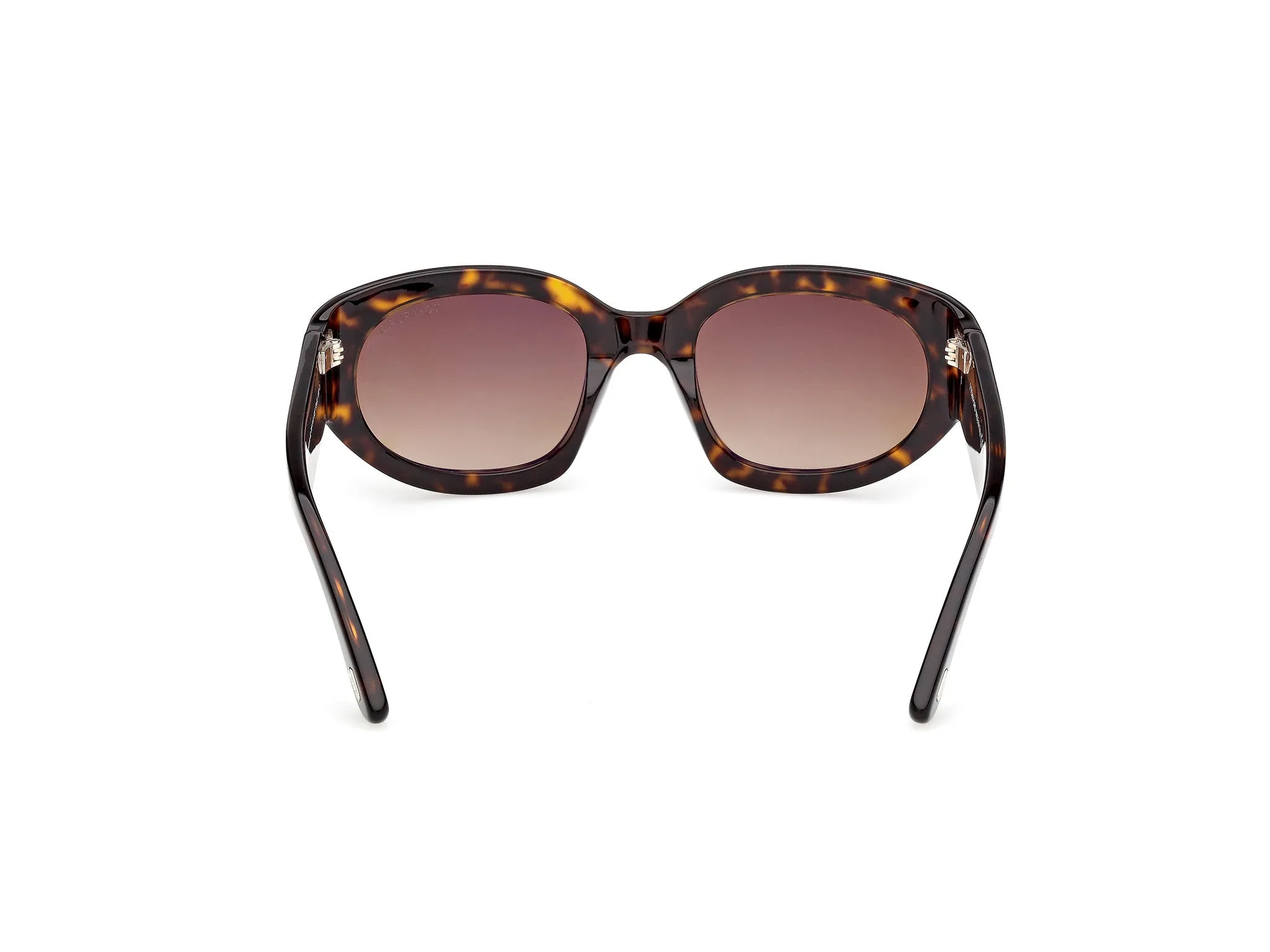 TOM FORD FT1313 ARIZONA-02 52F Occhiali da sole Acetato Havana Marrone Squadrata Normale - immagine 4