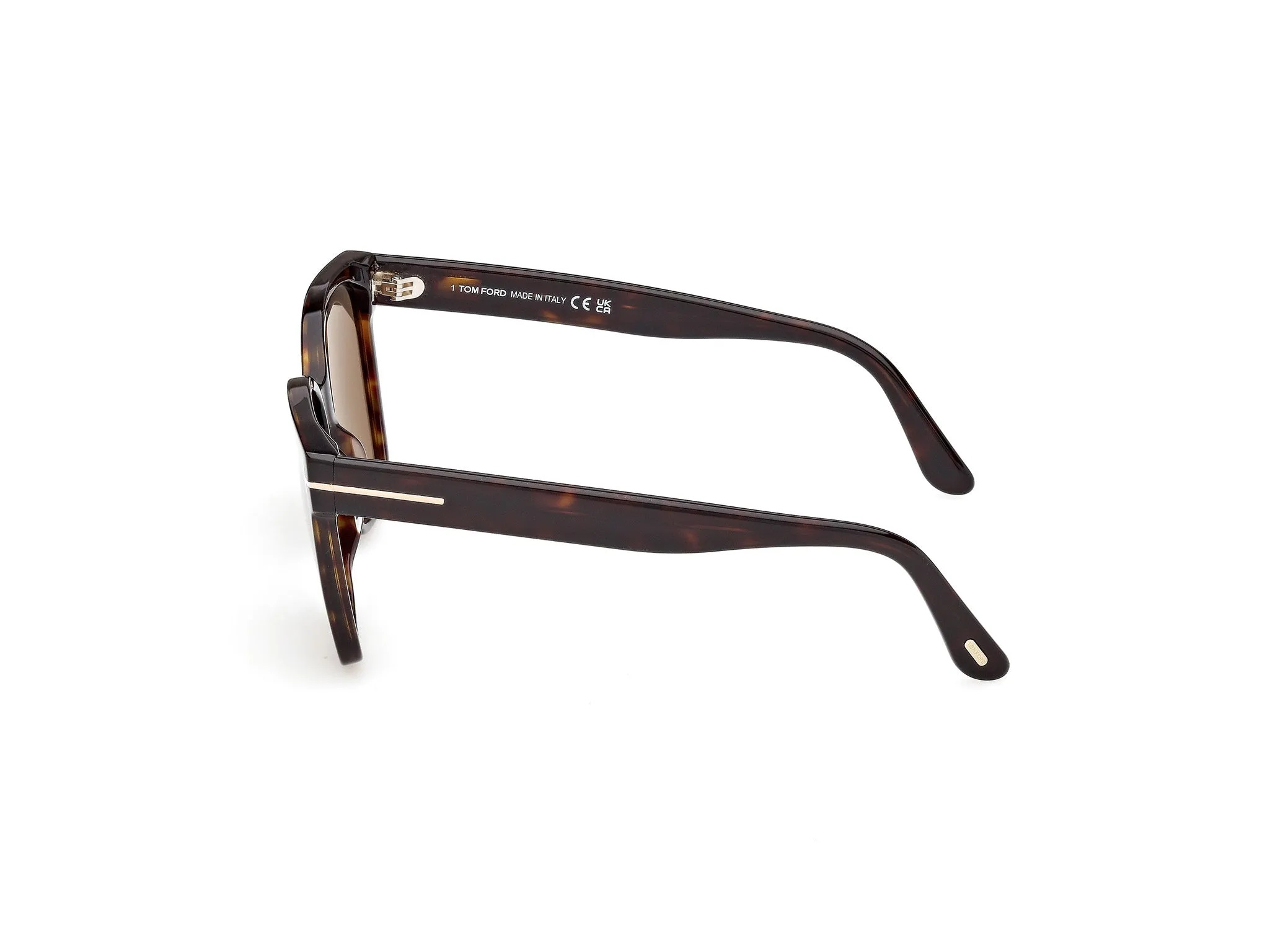 TOM FORD FT1312 IRIS-02 52H Occhiali da sole Acetato Havana Marrone Farfalla Polarizzata - immagine 3