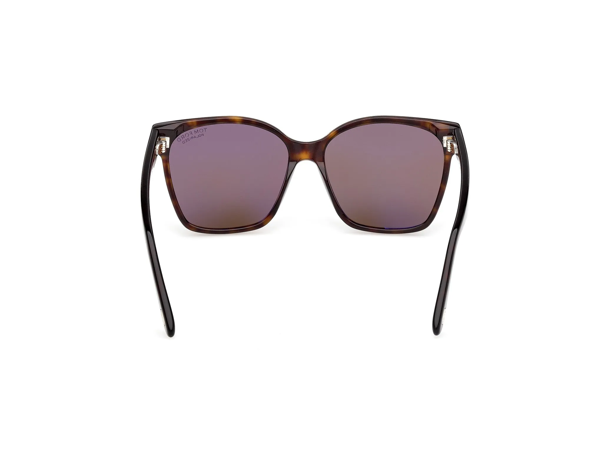TOM FORD FT1312 IRIS-02 52H Occhiali da sole Acetato Havana Marrone Farfalla Polarizzata - immagine 4