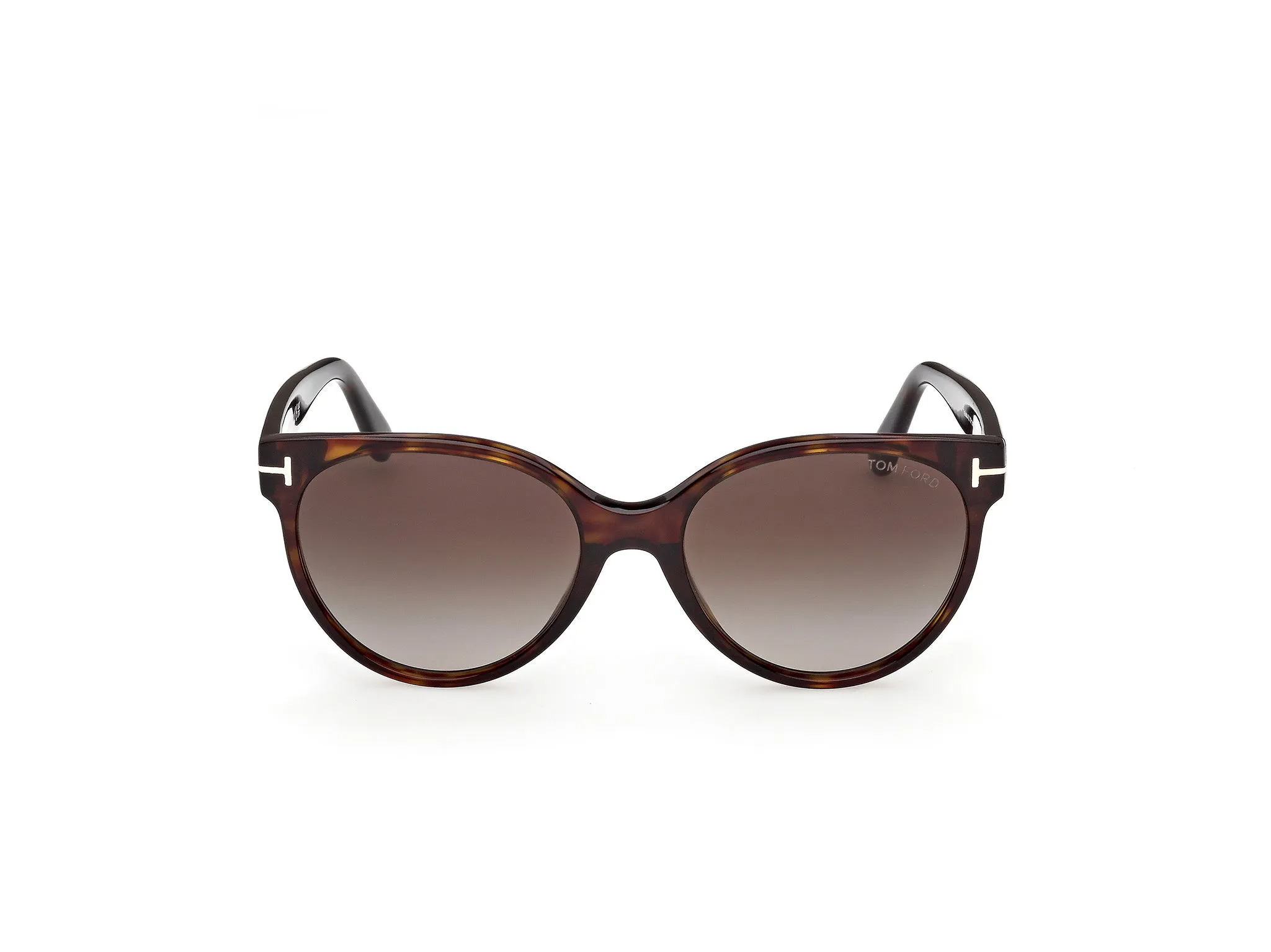 TOM FORD FT1311 TALLULAH-02 52B Occhiali da sole Acetato Havana Fumo Rotonda Normale - immagine 2