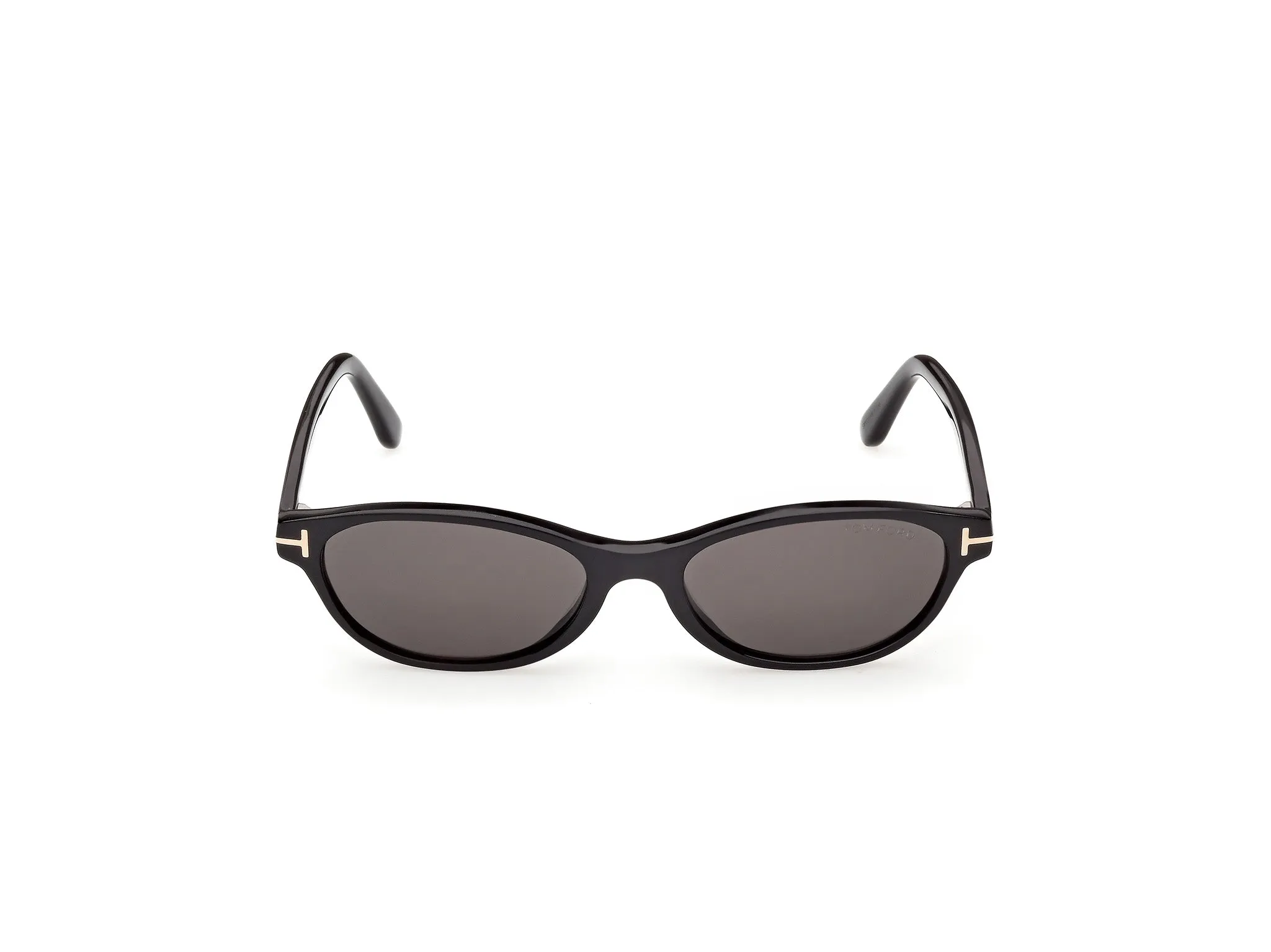 TOM FORD FT1310 CHLOE-02 01A Occhiali da sole Acetato Nero Fumo Rotonda Normale - immagine 2
