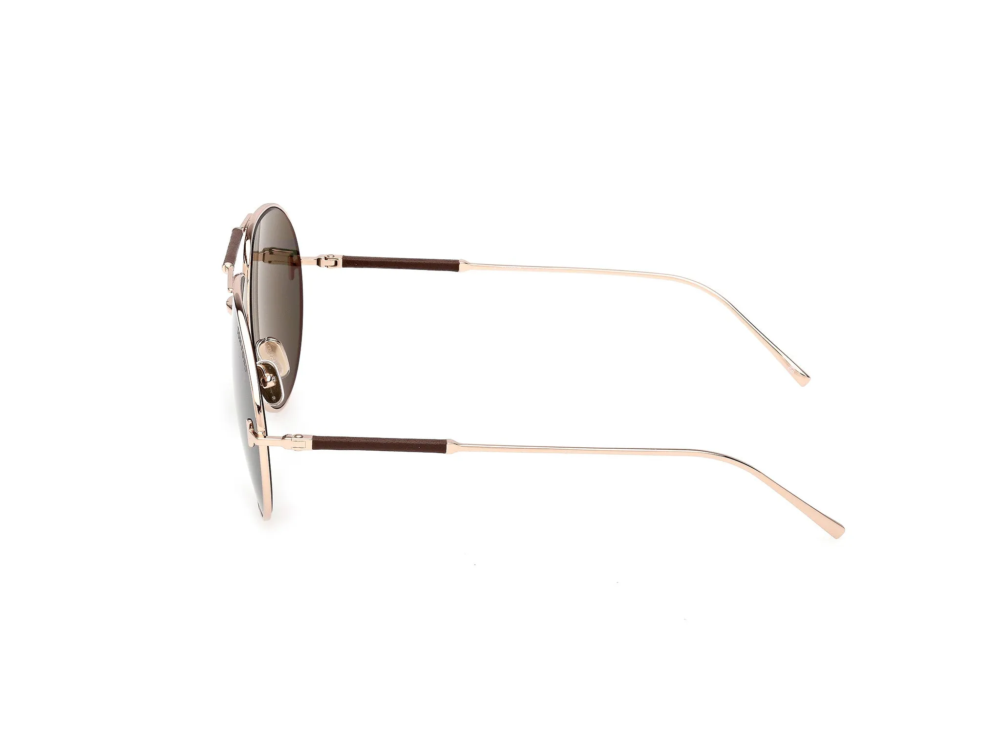 TOM FORD FT1308 LOU-02 28N Occhiali da sole Metallo Oro Verde Pilot Normale - immagine 3