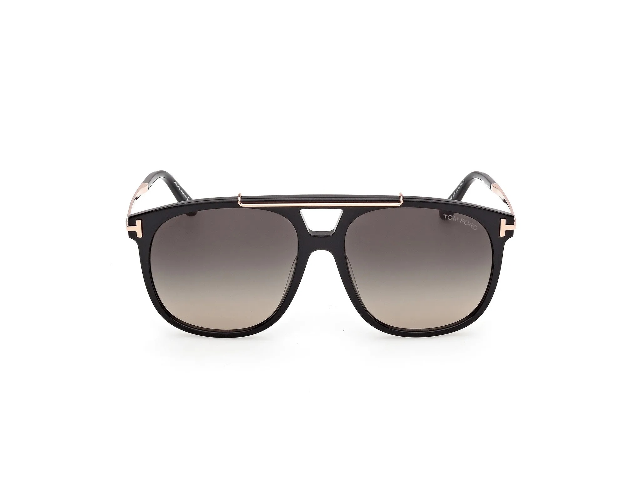 TOM FORD FT1306 SAM-02 01B Occhiali da sole Acetato Nero Fumo Squadrata Normale - immagine 2