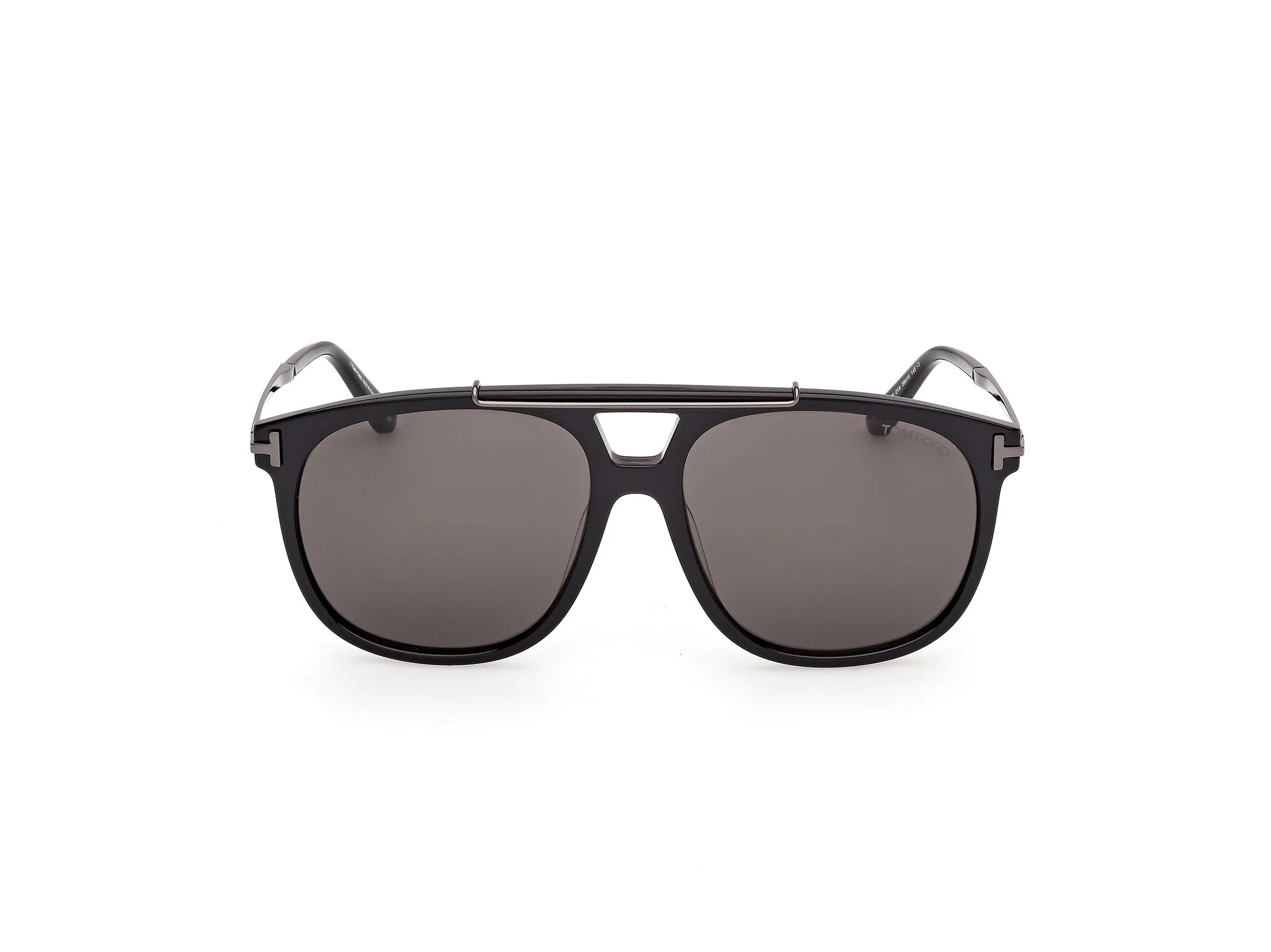 TOM FORD FT1306 SAM-02 01A Occhiali da sole Acetato Nero Fumo Squadrata Normale - immagine 2