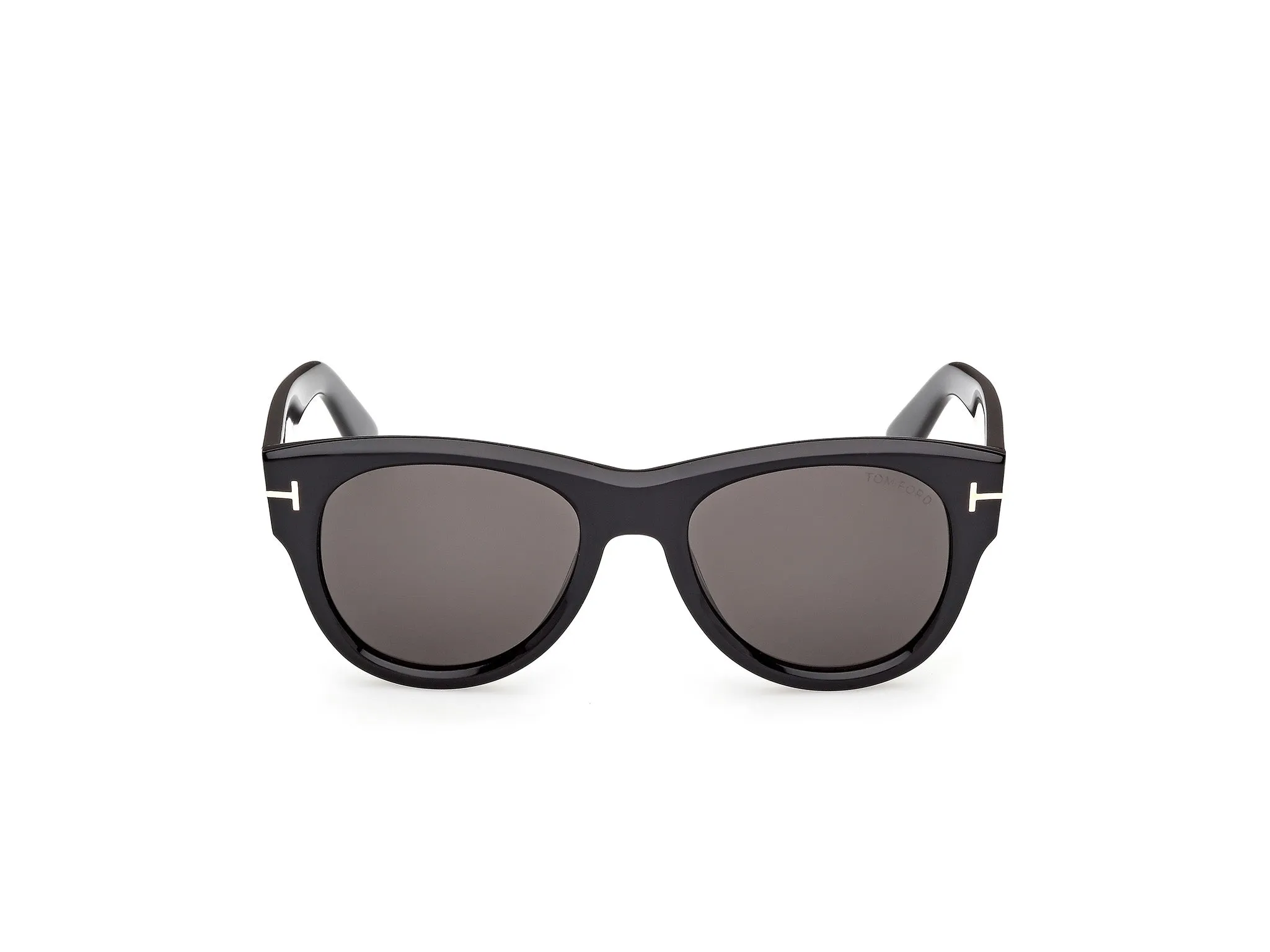 TOM FORD FT1305 BURTON-02 01A Occhiali da sole Acetato Nero Fumo Rotonda Normale - immagine 2