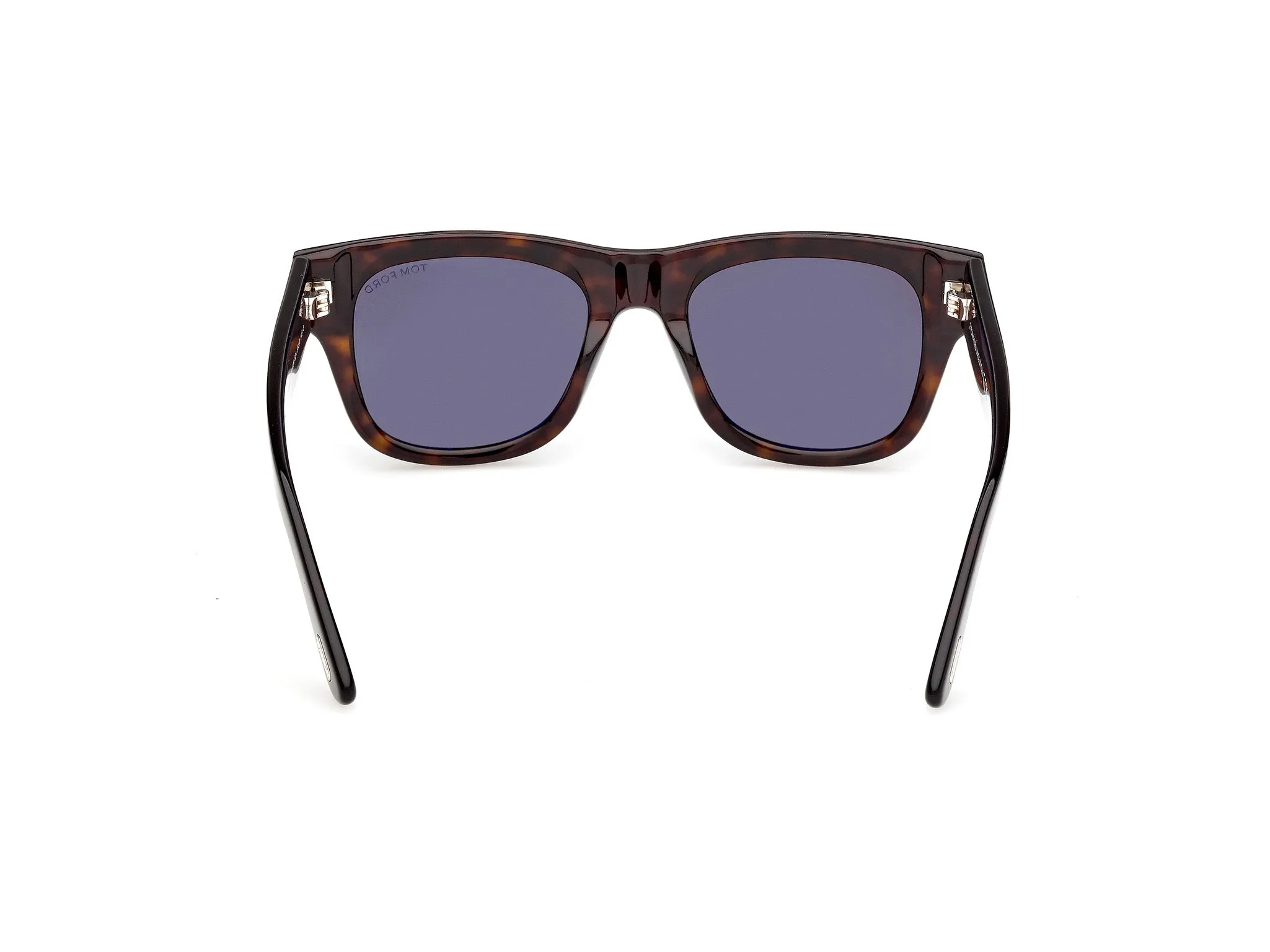 TOM FORD FT1304 FINN-02 52A Occhiali da sole Acetato Havana Fumo Squadrata Normale - immagine 4